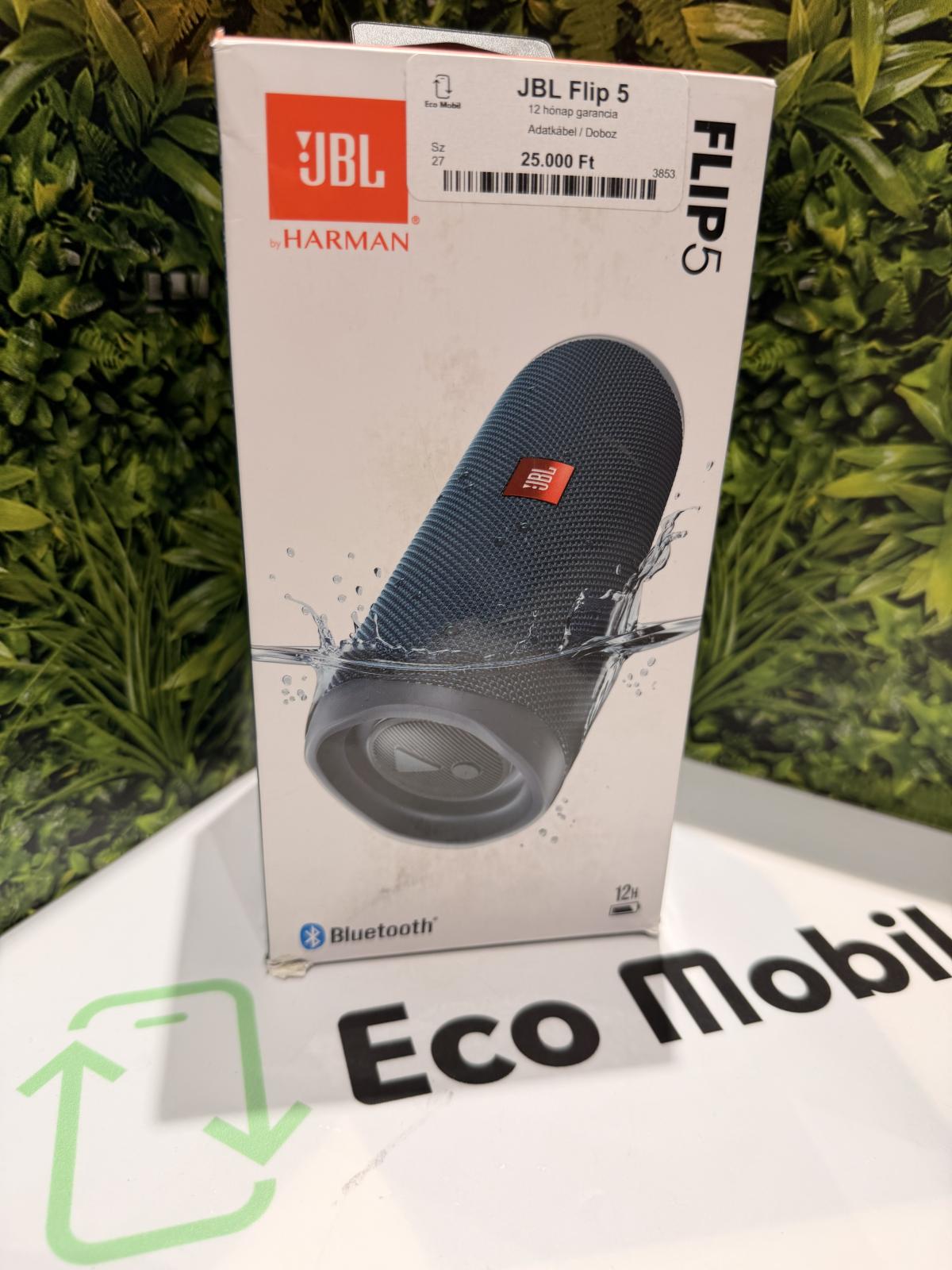 JBL Flip 5 Bluetooth, 12 hó garancia