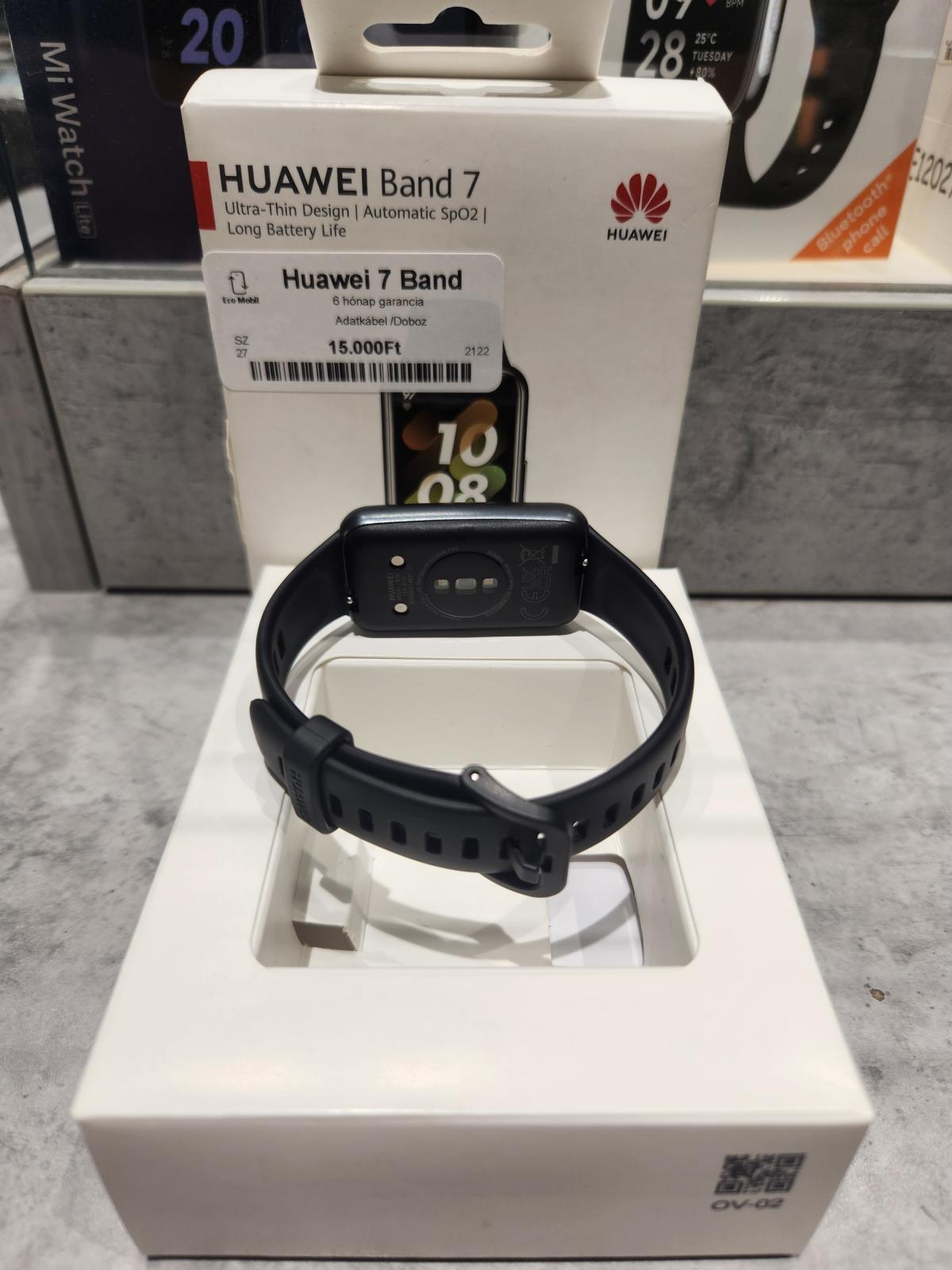 Huawei Band 7 Bluetooth, 12 hó garancia