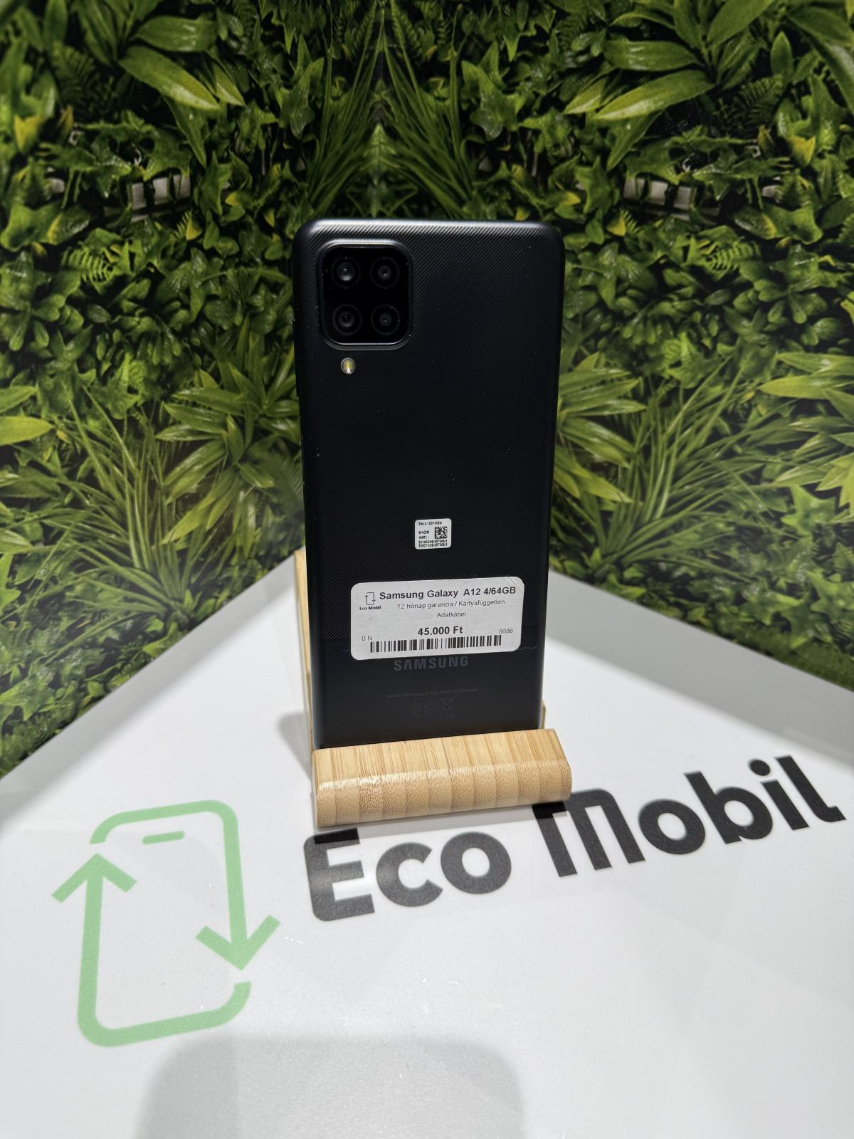 Samsung Galaxy A12 Kártyafüggetlen 64 GB, 12 hó garancia