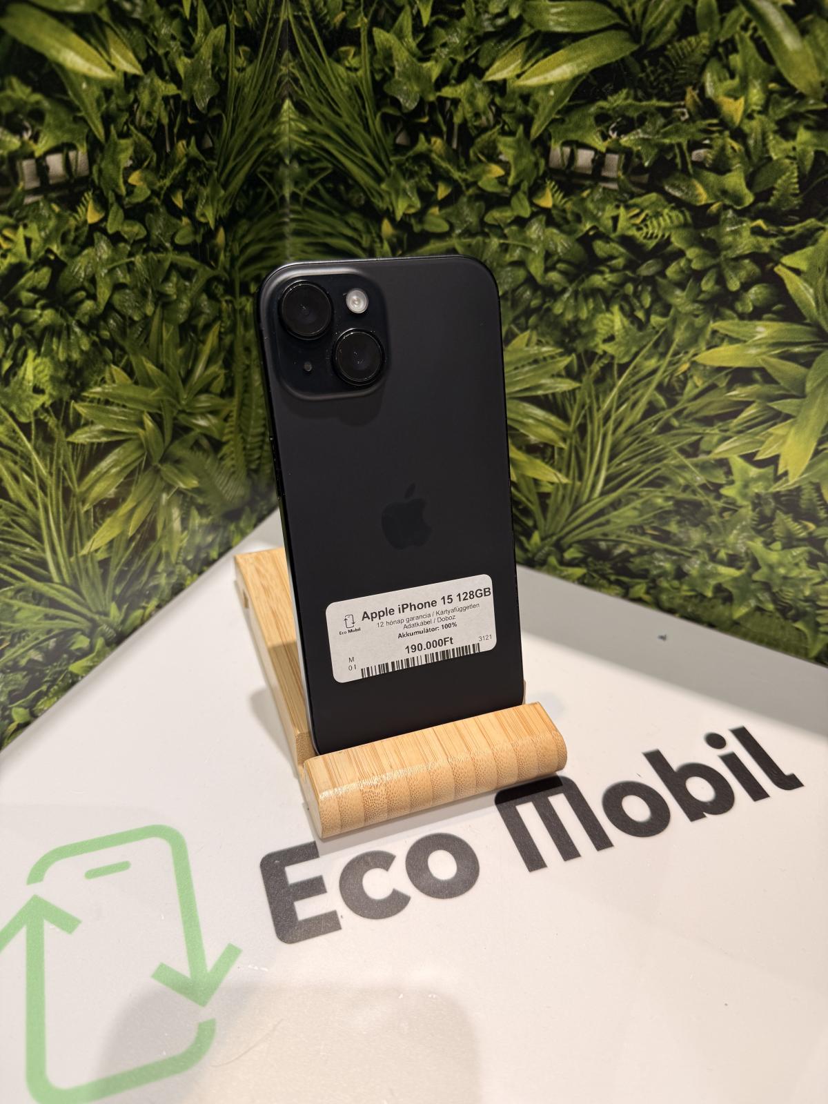 Apple iPhone 15 Kártyafüggetlen 128 GB, 12 hó garancia