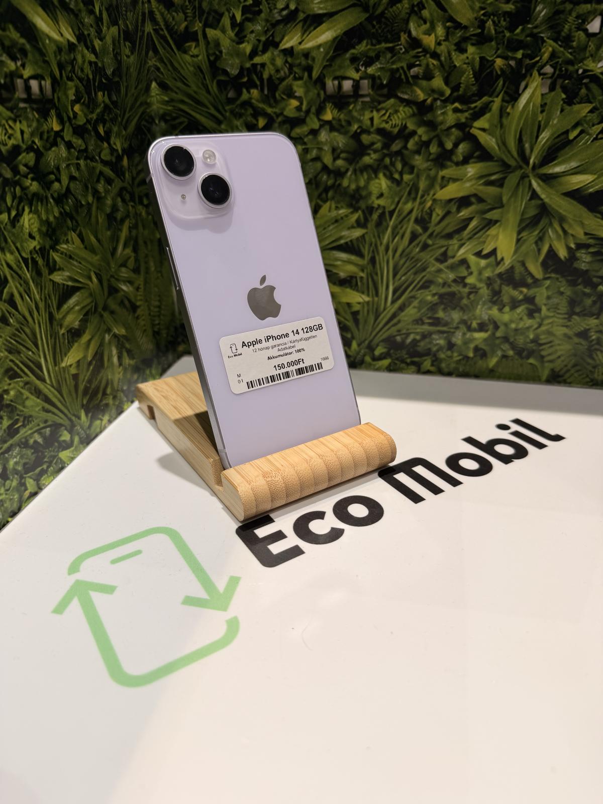 Apple iPhone 14 Kártyafüggetlen 128 GB, 12 hó garancia