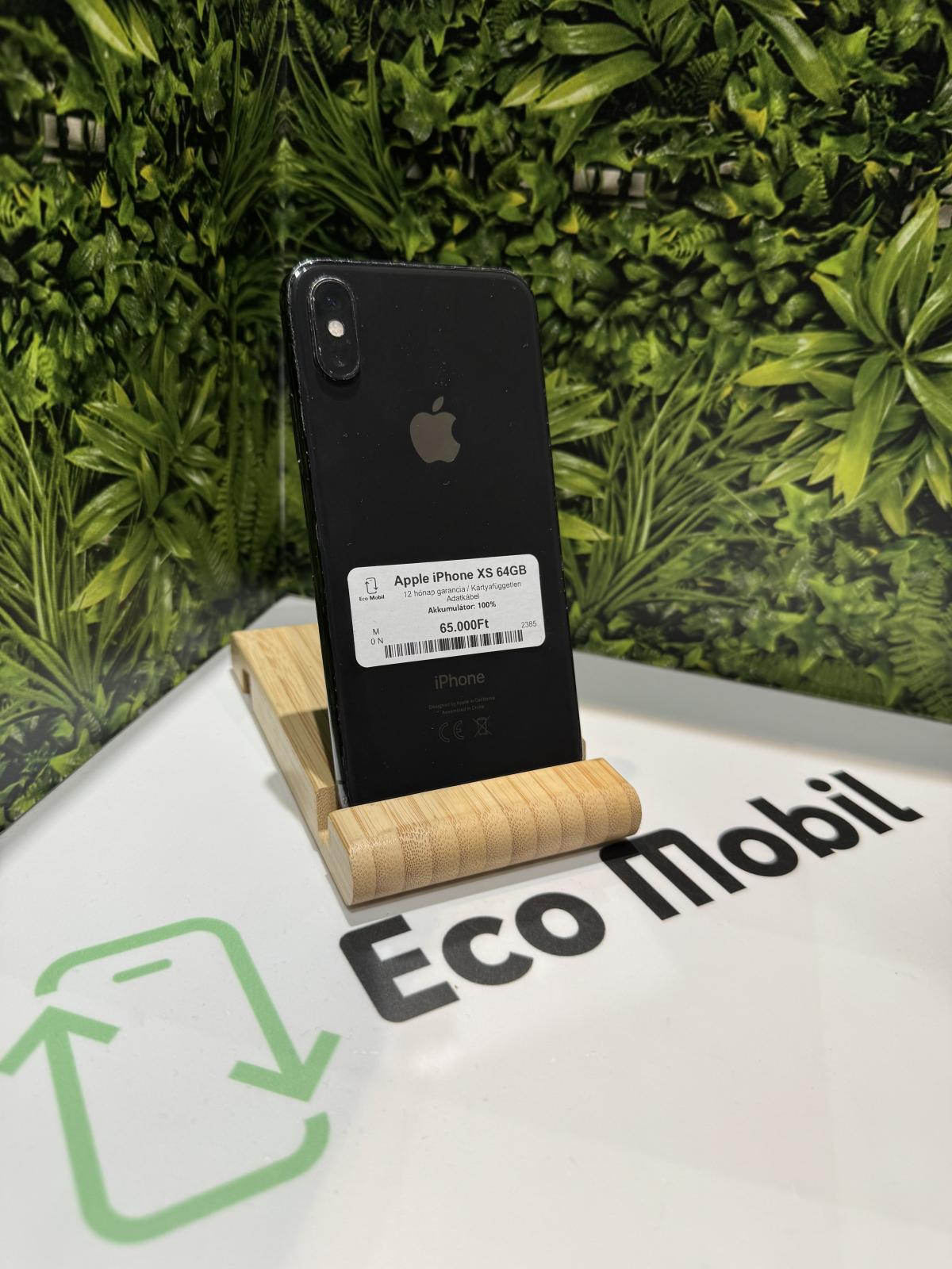 Apple iPhone XS Kártyafüggetlen 64 GB, 12 hó garancia