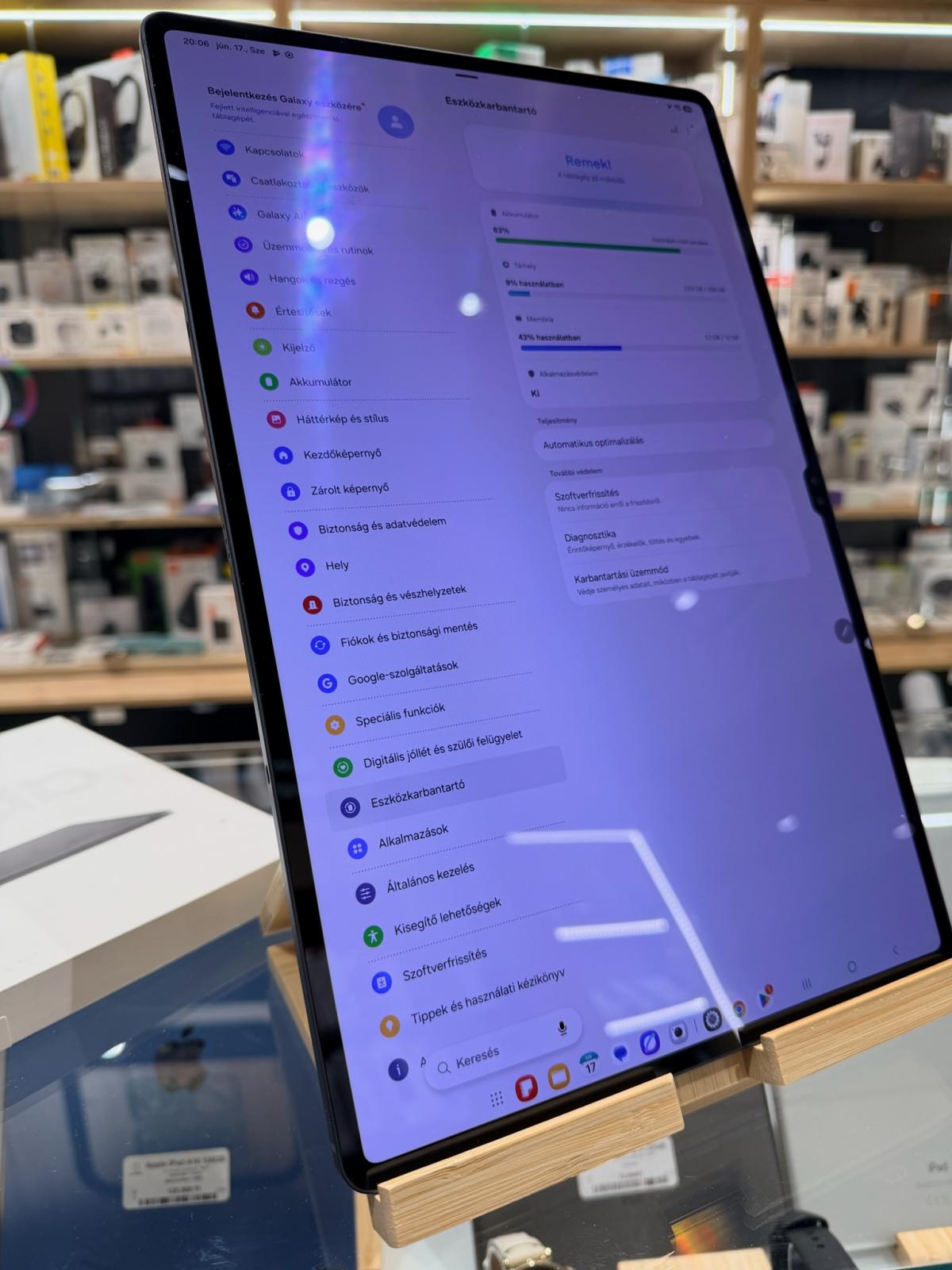 Samsung Galaxy Tab S9 Ultra Wi-Fi 256 GB, 12 hó garancia