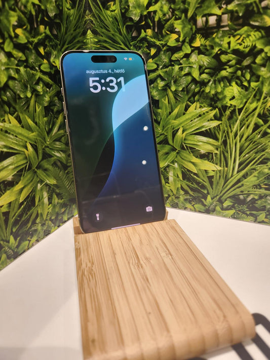 Apple iPhone 15 Pro Kártyafüggetlen 128 GB, 12 hó garancia