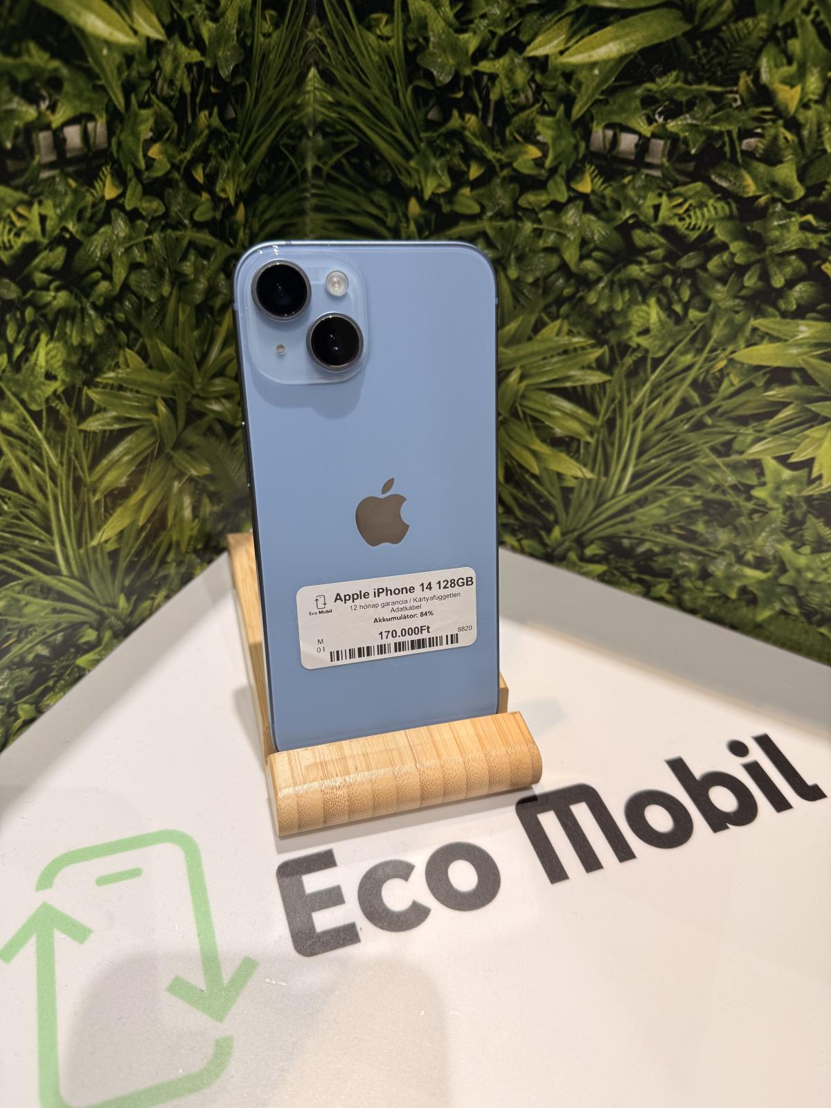 Apple iPhone 14 Kártyafüggetlen 128 GB, 12 hó garancia