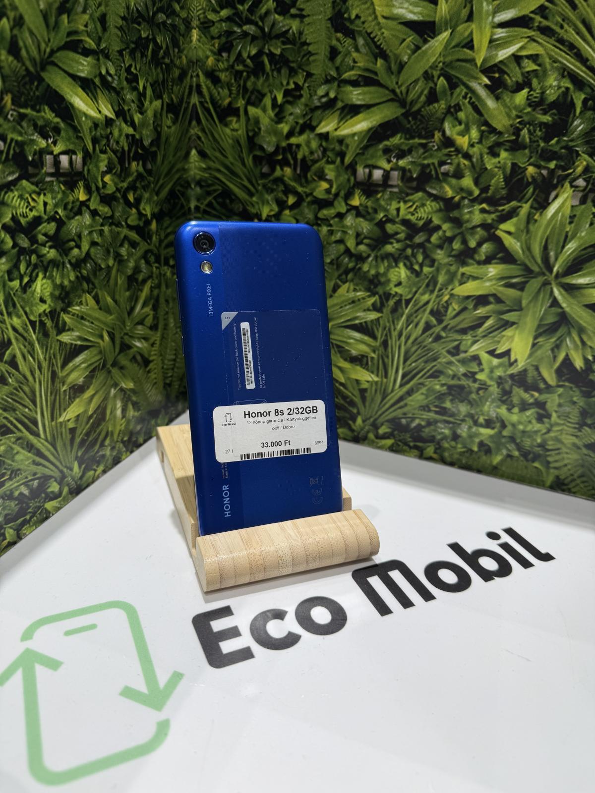 Honor 8S Kártyafüggetlen 32 GB, 12 hó garancia