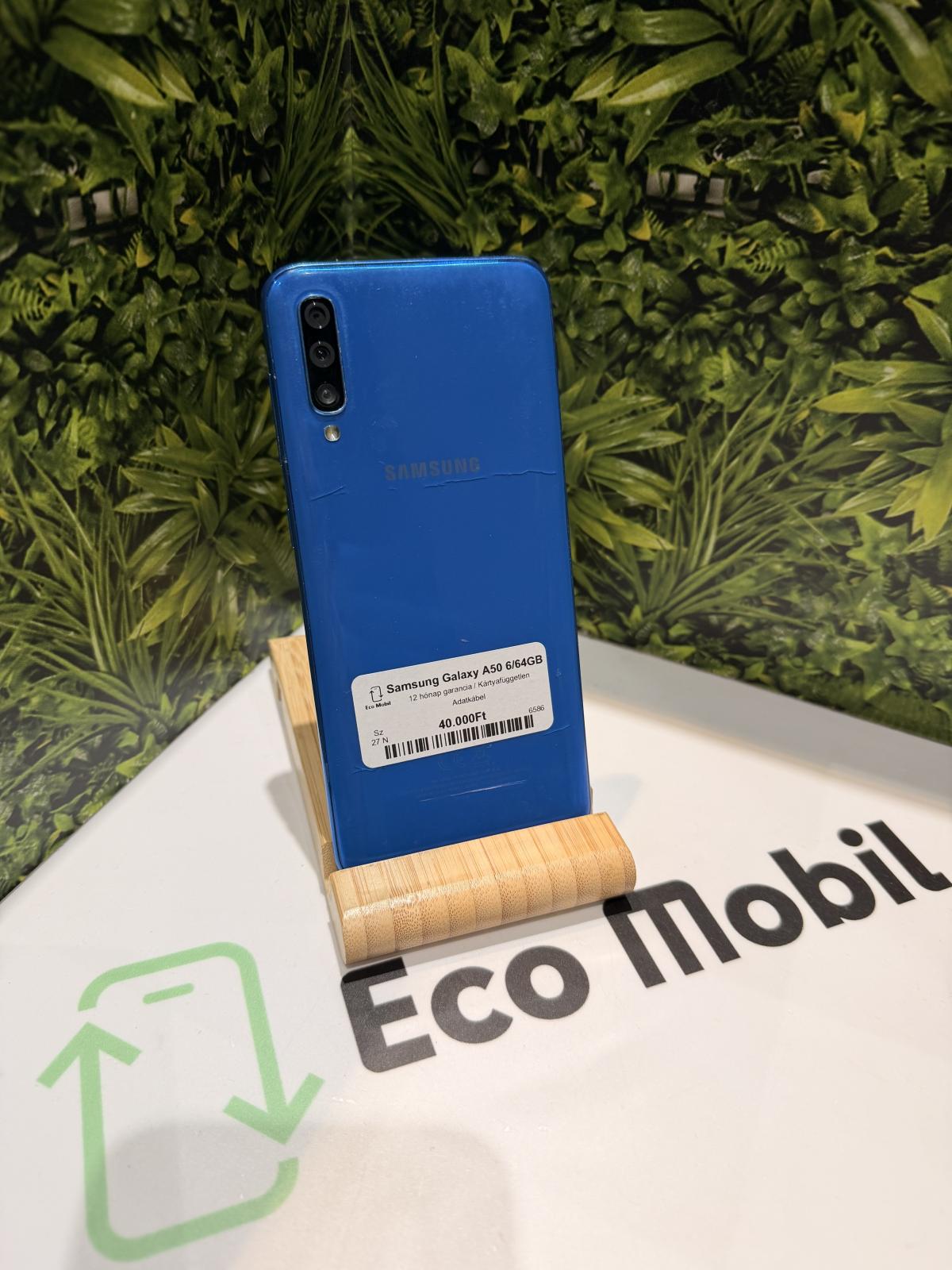 Samsung Galaxy A50 Dual Sim 128 GB, 12 hó garancia