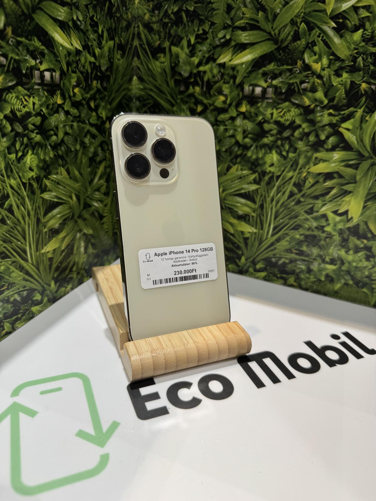 Apple iPhone 14 Pro Kártyafüggetlen 128 GB, 12 hó garancia
