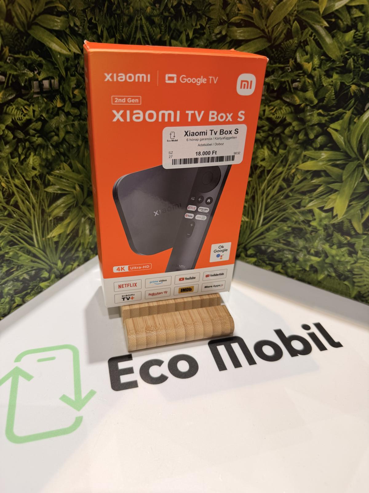 Xiaomi TV Box S (2gen) Wi-Fi, 12 hó garancia
