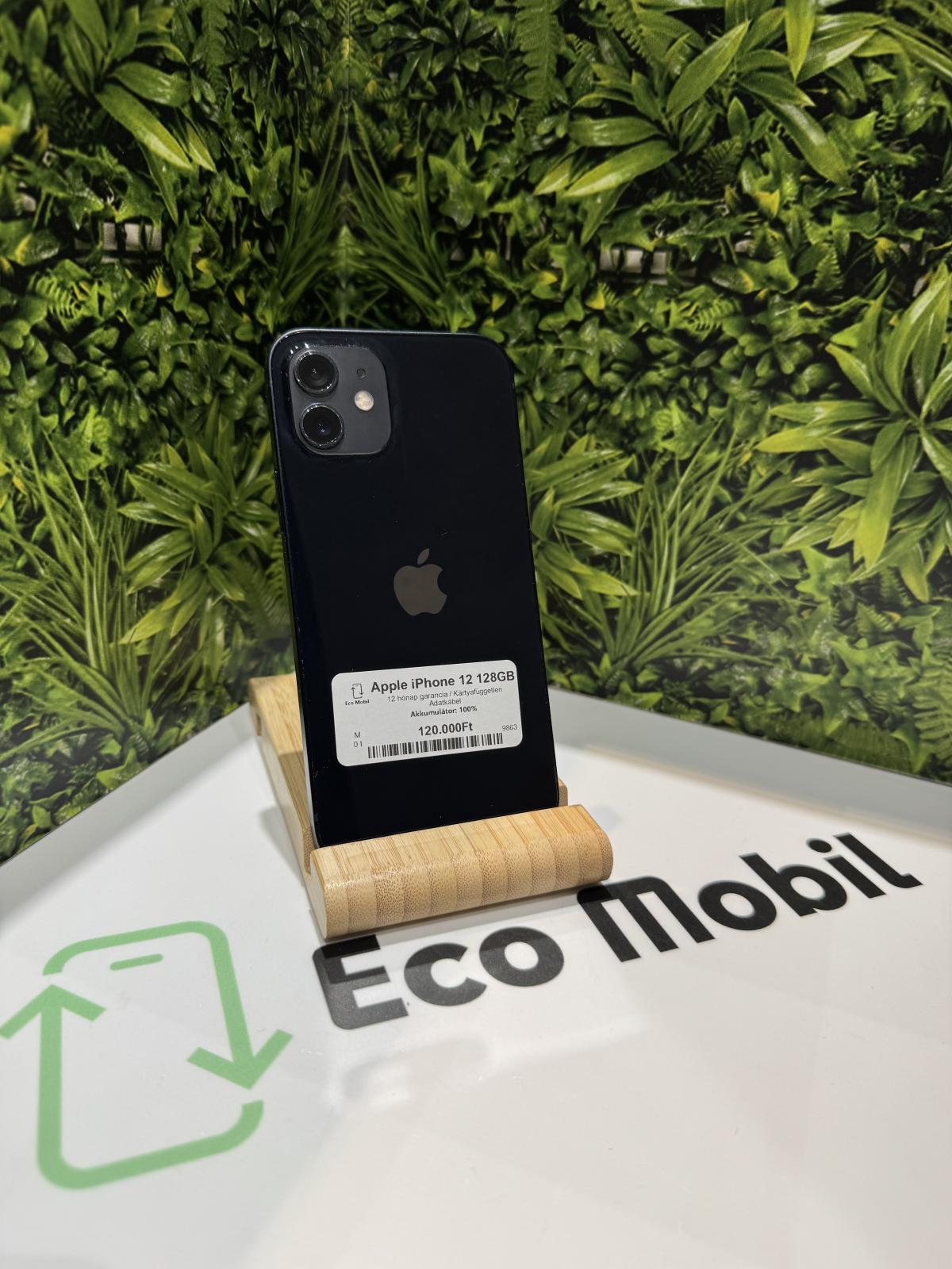 Apple iPhone 12 Kártyafüggetlen 128 GB, 12 hó garancia
