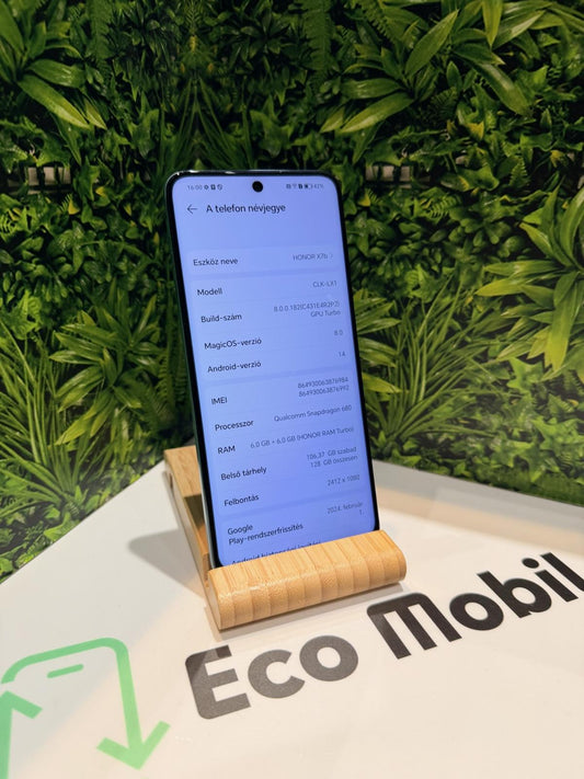 Honor X7b Dual Sim 128 GB, 12 hó garancia
