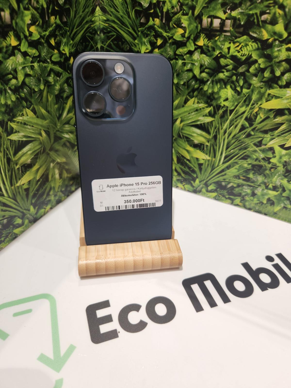 Apple iPhone 15 Pro Dual Sim 256 GB, 12 hó garancia