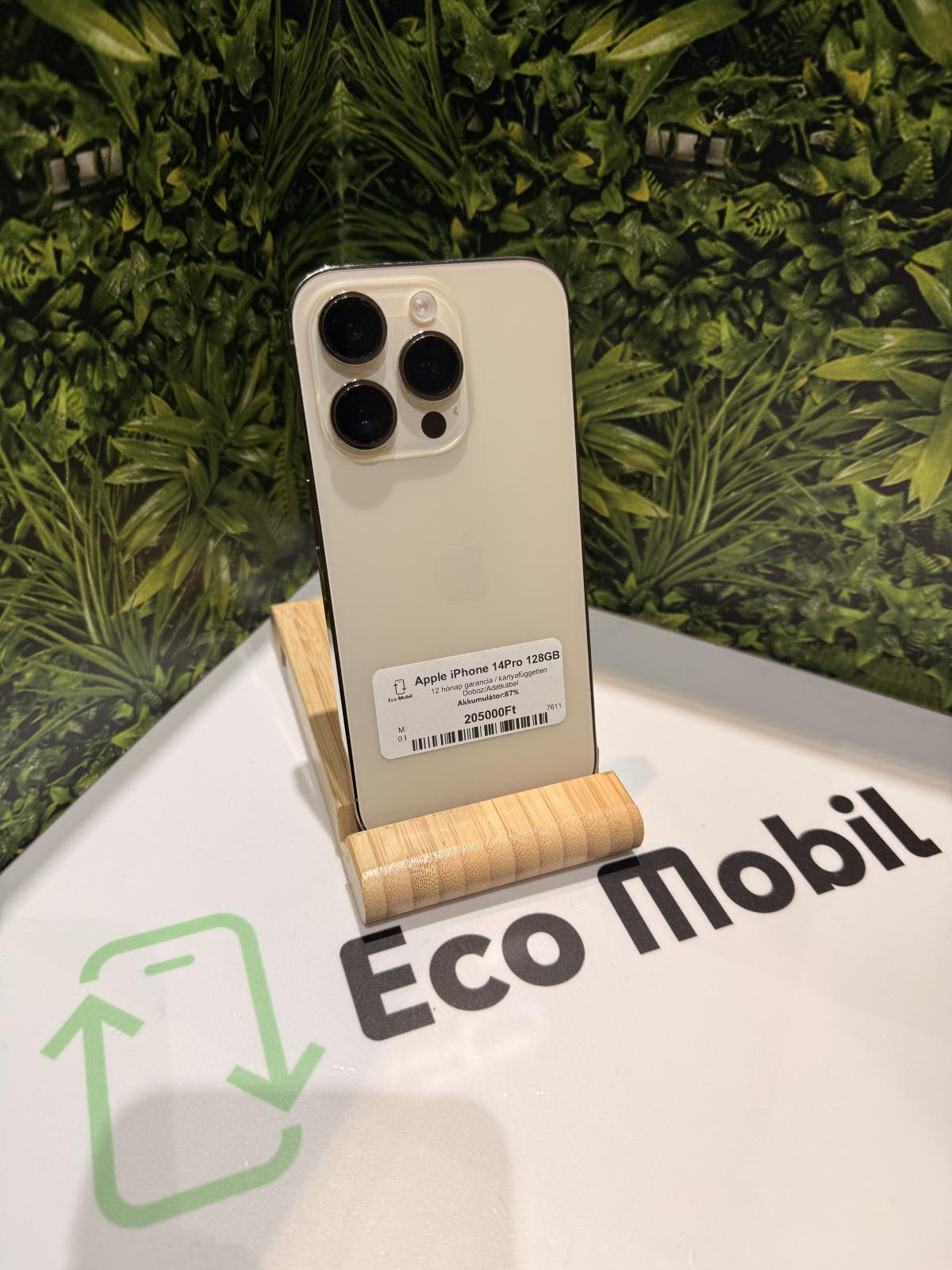 Apple iPhone 14 Pro Kártyafüggetlen 128 GB, 12 hó garancia