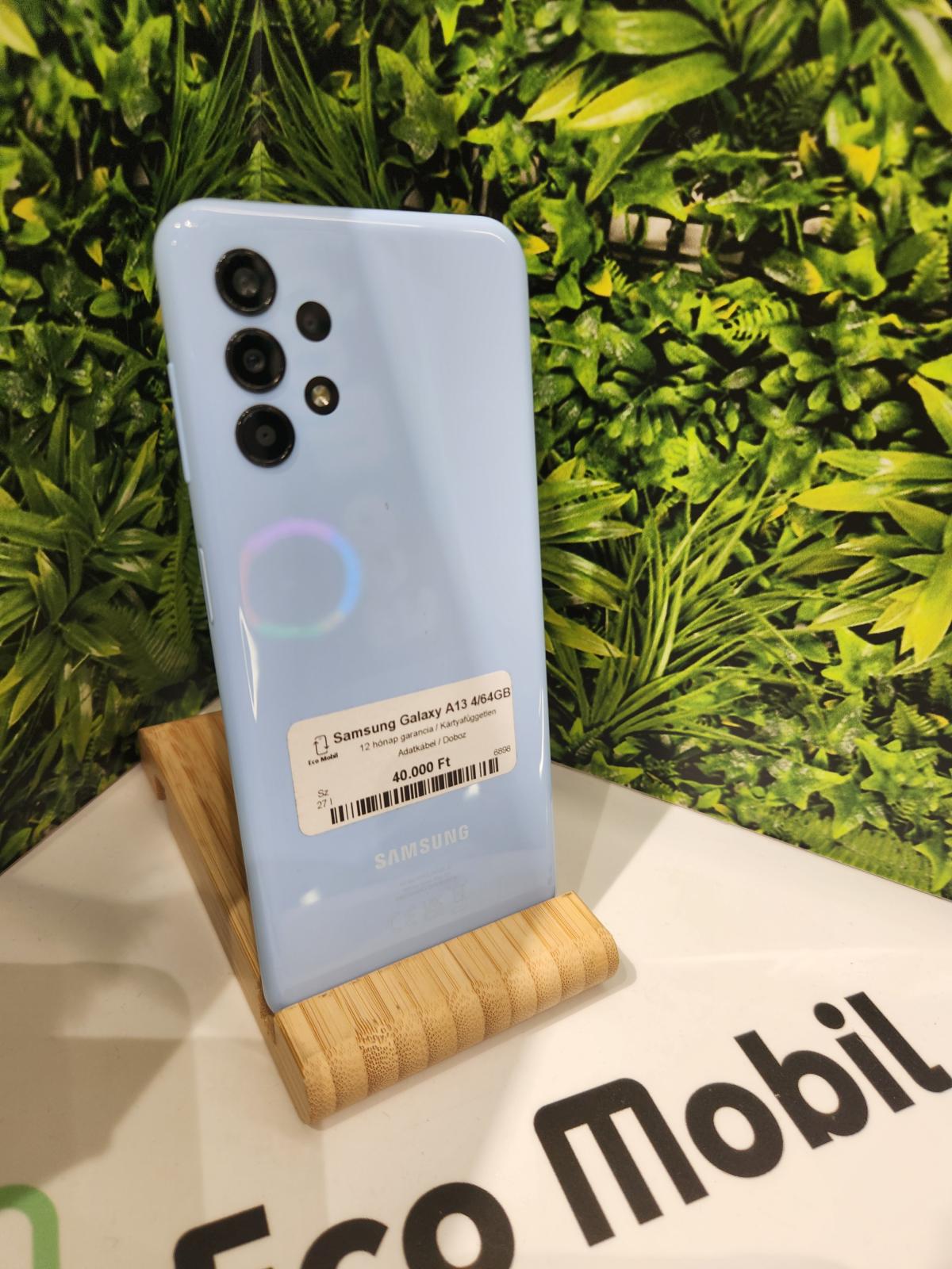 Samsung Galaxy A13 Kártyafüggetlen 64 GB, 12 hó garancia