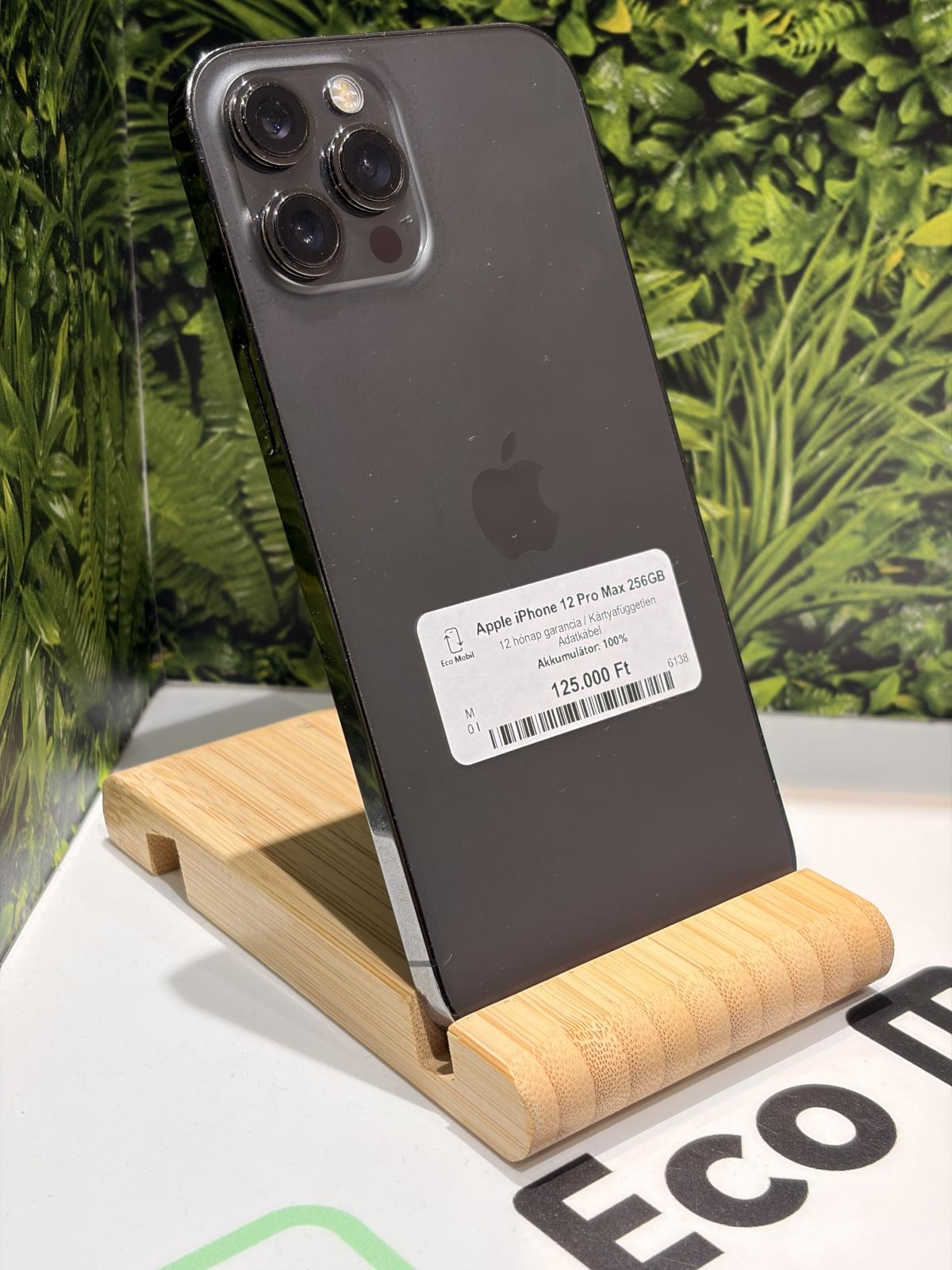 Apple iPhone 12 Pro Max Kártyafüggetlen 256 GB, 12 hó garancia