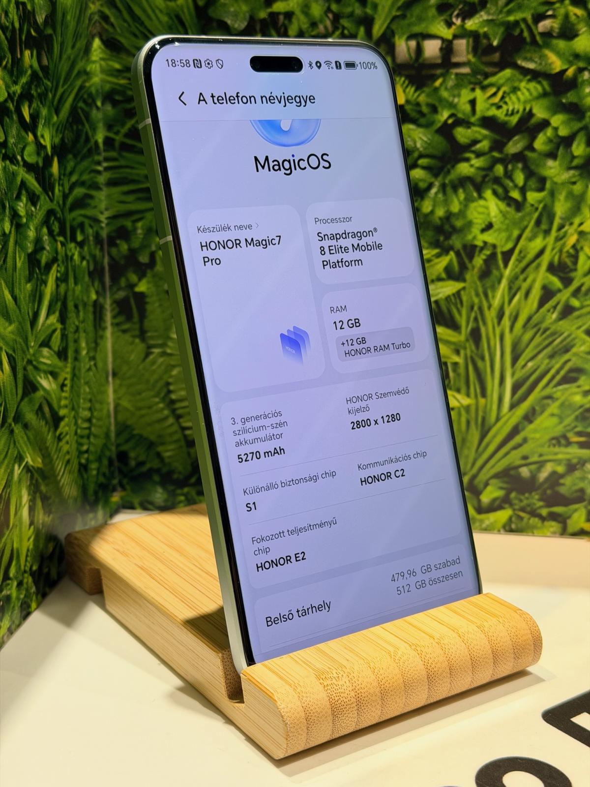Honor Magic 7 Pro Dual Sim 512 GB, 12 hó garancia