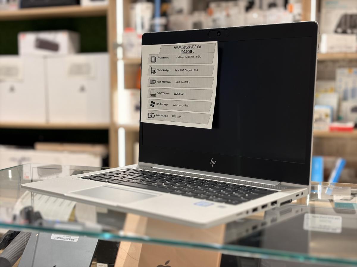 HP EliteBook 830 G6 Wi-Fi 512 GB, 12 hó garancia
