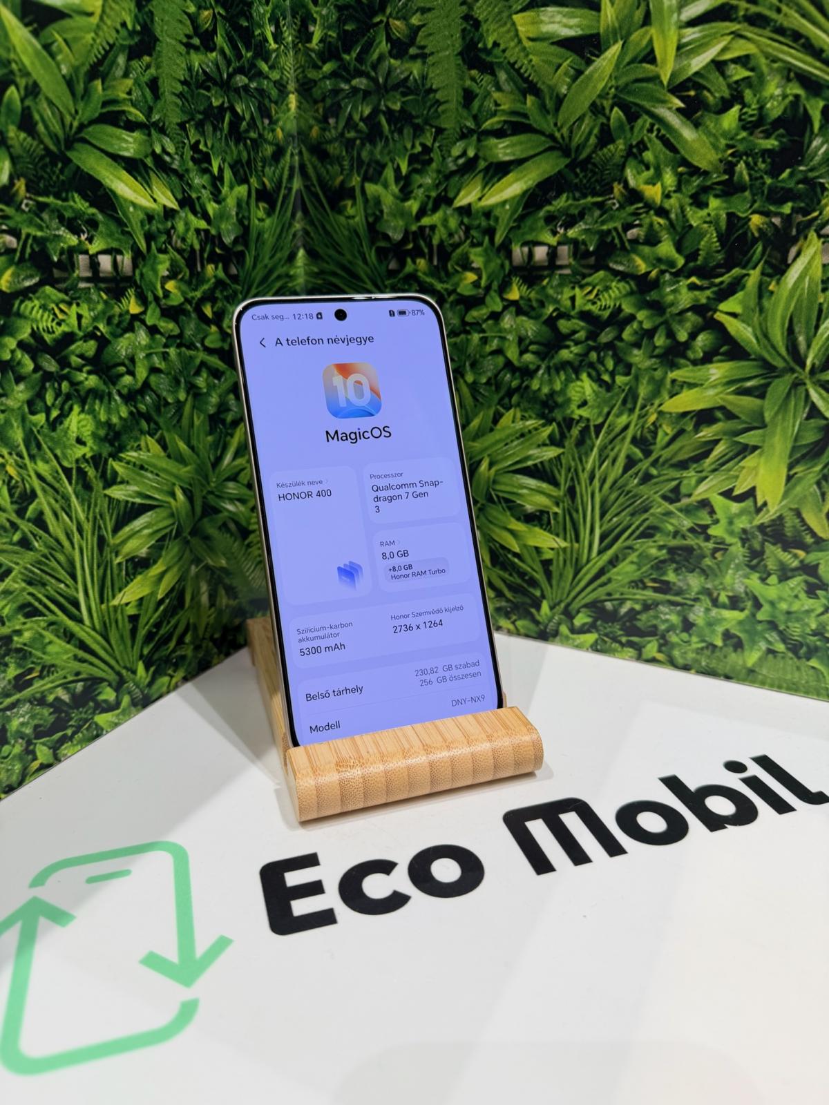 Honor 400 Dual Sim 256 GB, 12 hó garancia