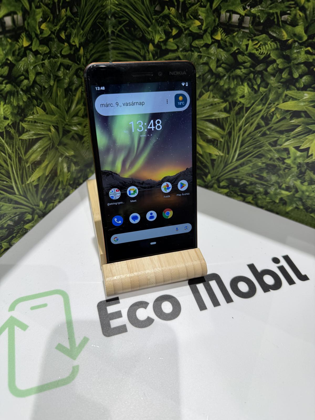 Nokia 6.1 Kártyafüggetlen 32 GB, 12 hó garancia