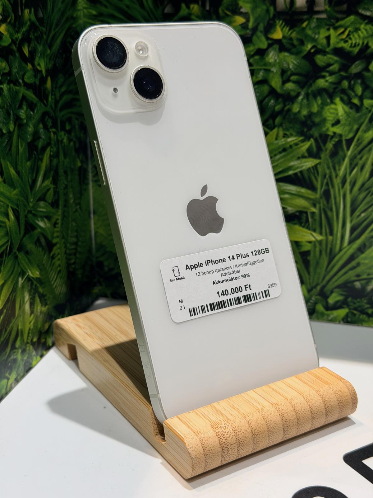 Apple iPhone 14 Plus Kártyafüggetlen 128 GB, 12 hó garancia