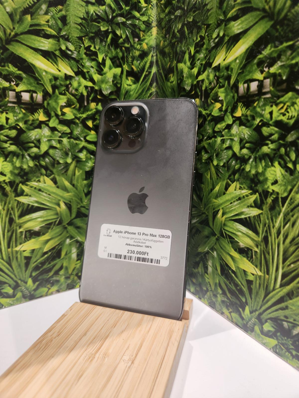 Apple iPhone 13 Pro Max Kártyafüggetlen 128 GB, 12 hó garancia