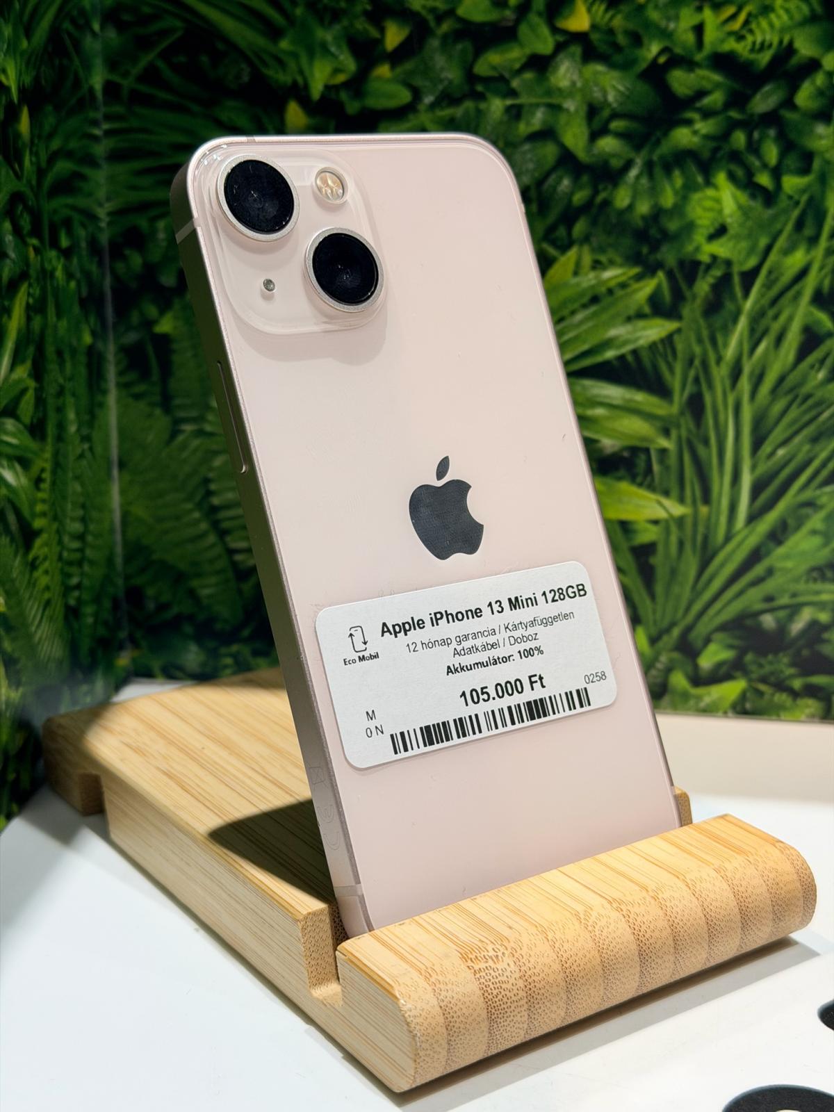 Apple iPhone 13 mini Kártyafüggetlen 128 GB, 12 hó garancia