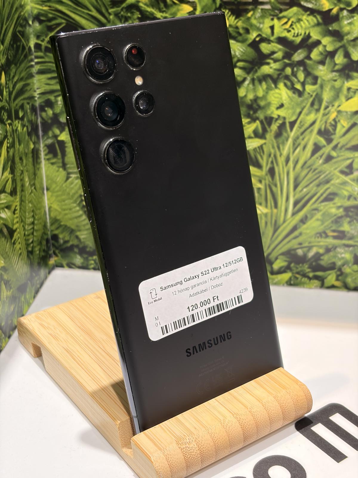Samsung Galaxy S22 Ultra 5G Dual Sim 512 GB, 12 hó garancia