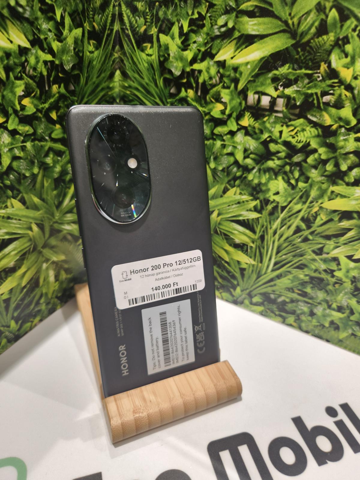 Honor 200 Pro Dual Sim 512 GB, 12 hó garancia