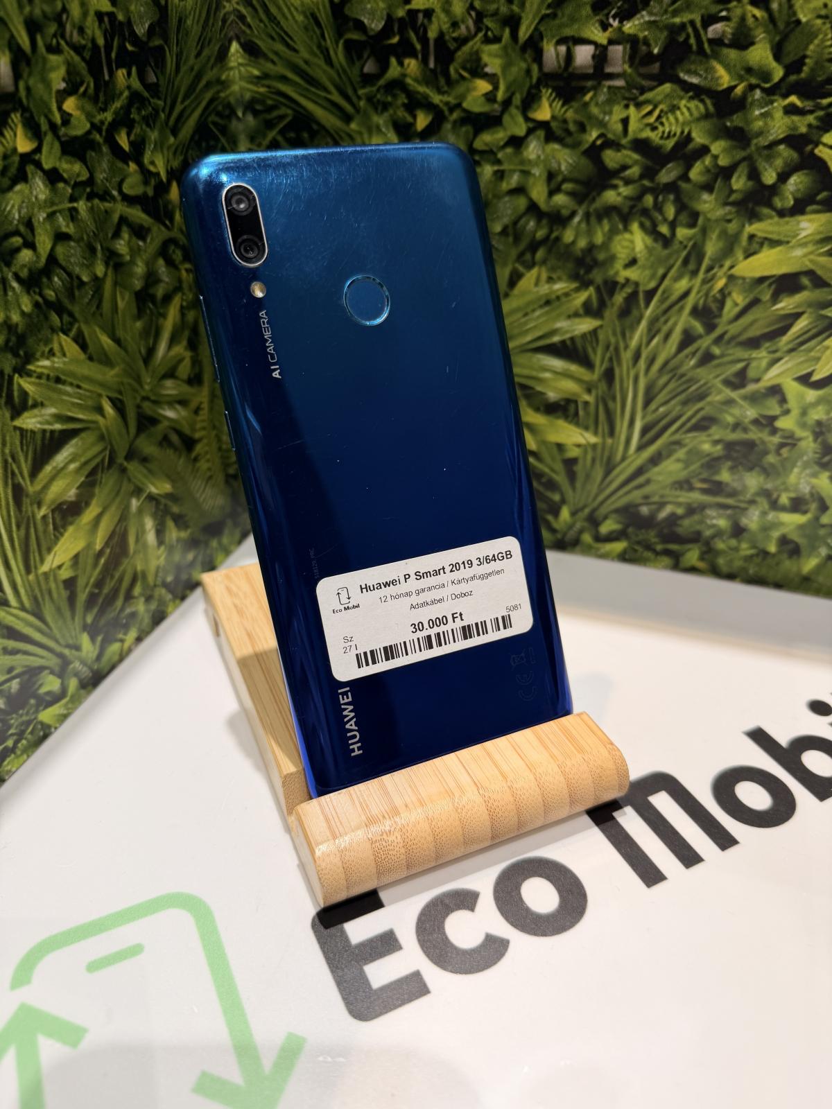 Huawei P Smart (2019) Dual Sim 64 GB, 12 hó garancia