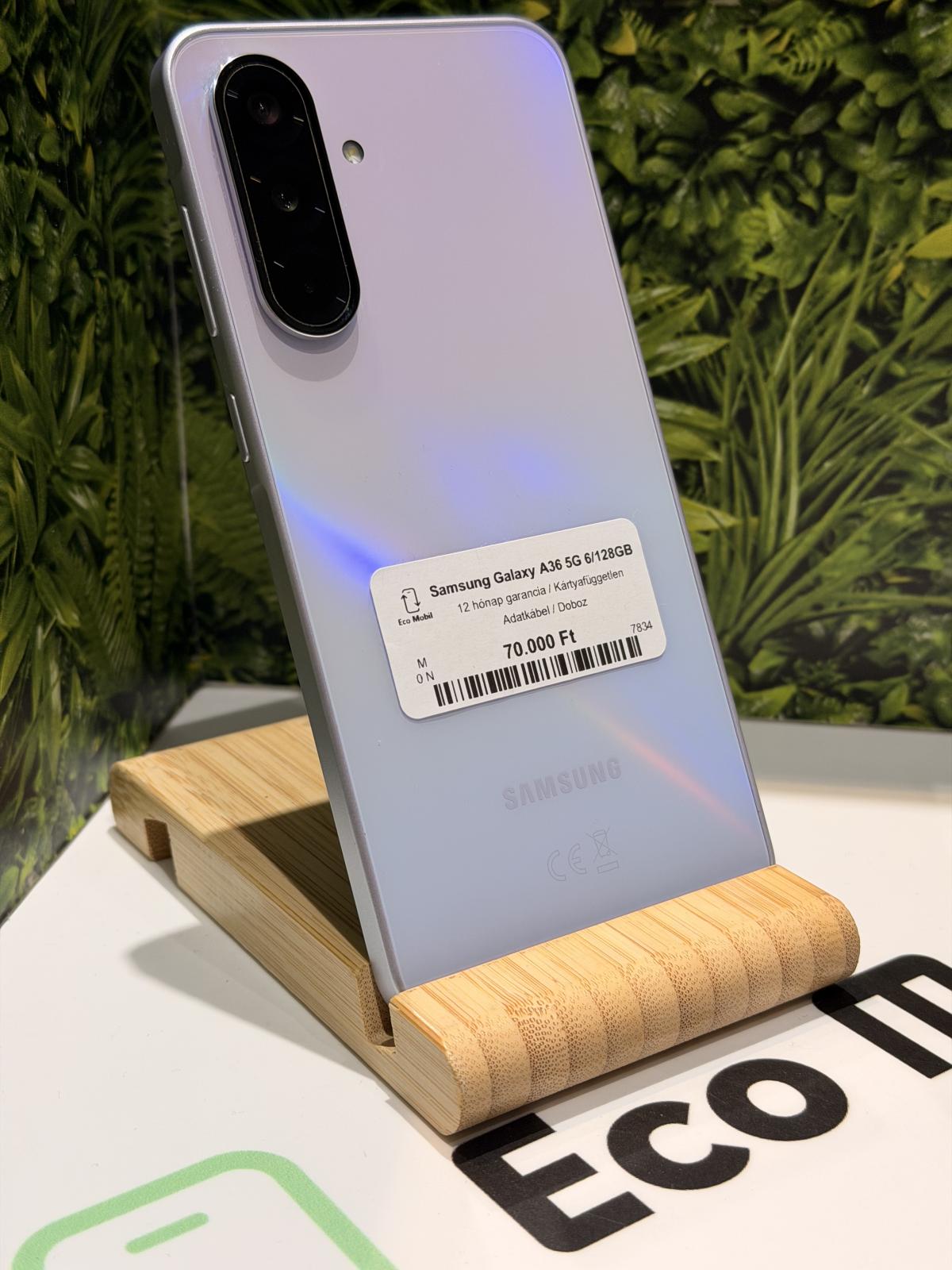 Samsung Galaxy A36 5G Kártyafüggetlen 128 GB, 12 hó garancia