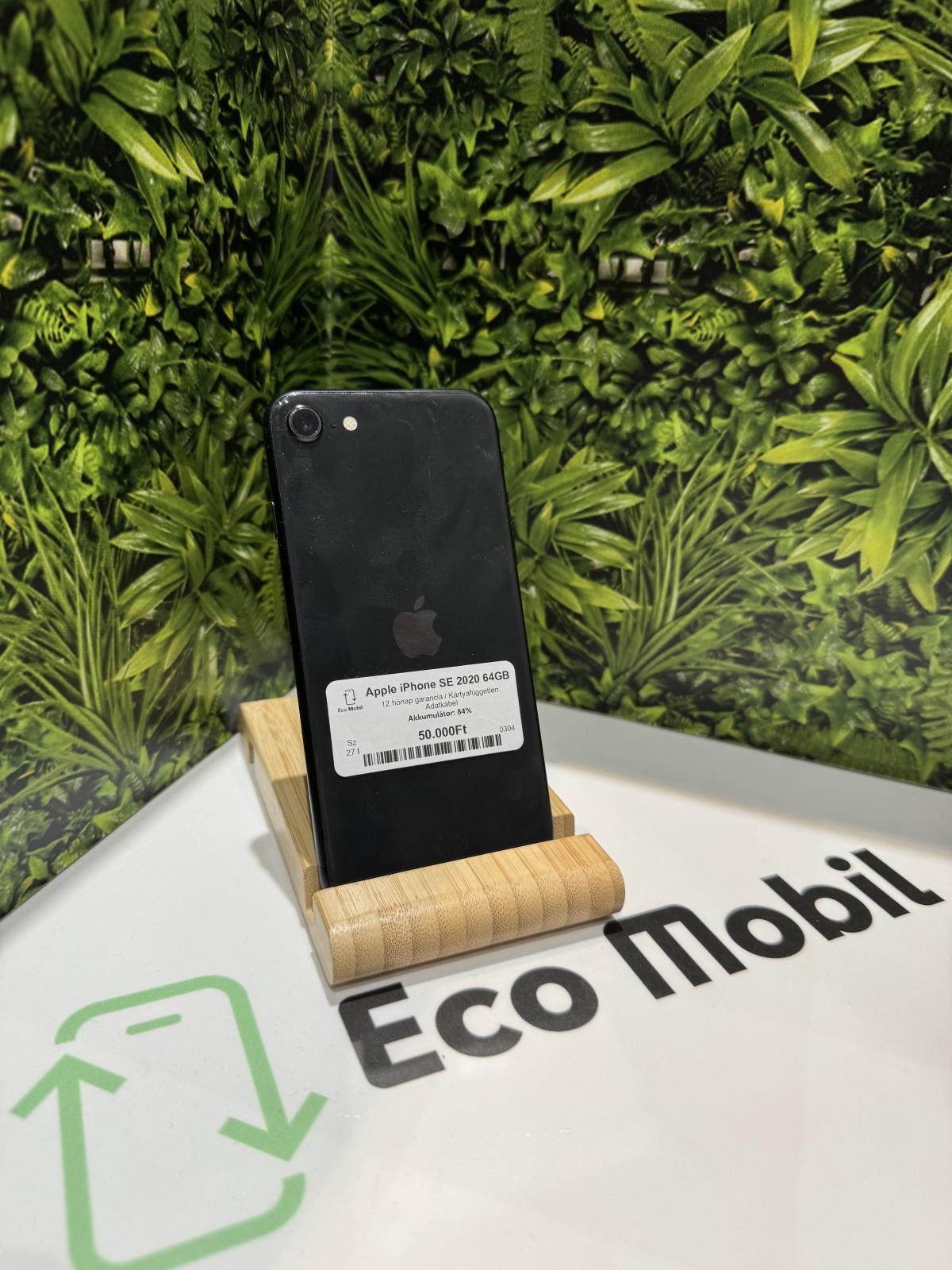 Apple iPhone SE (2020) Kártyafüggetlen 64 GB, 12 hó garancia