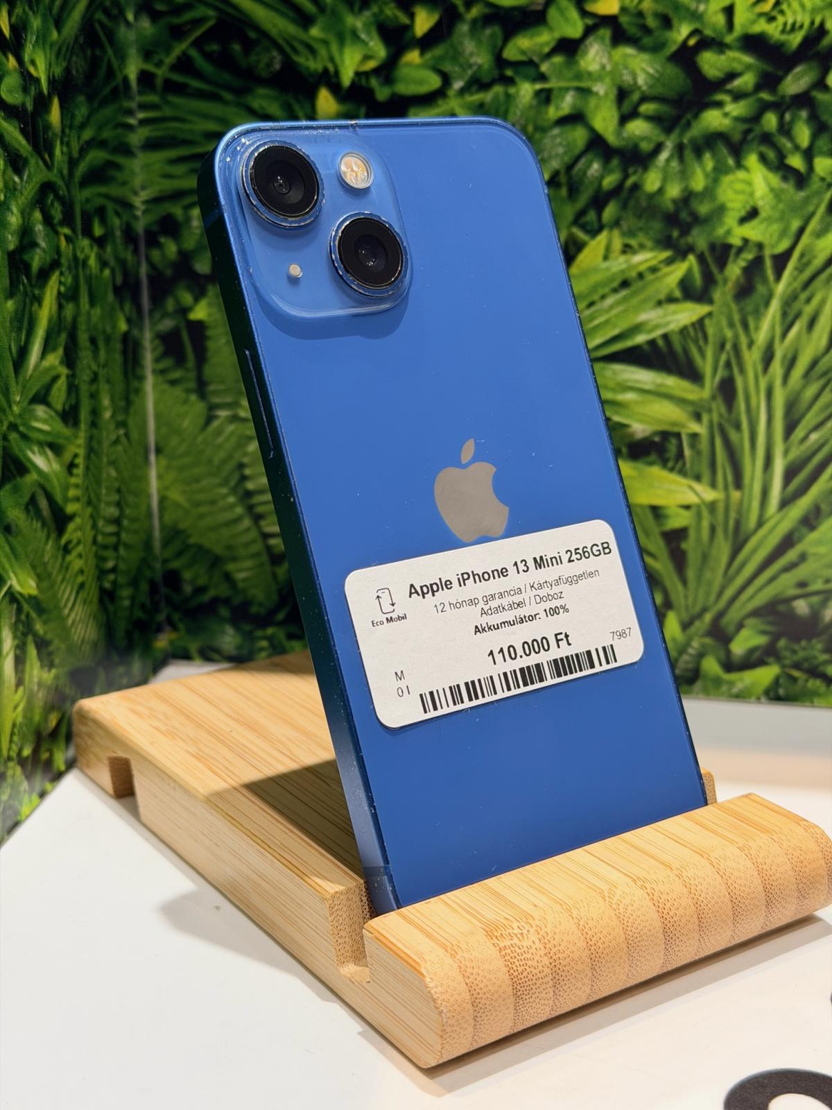 Apple iPhone 13 mini Kártyafüggetlen 256 GB, 12 hó garancia