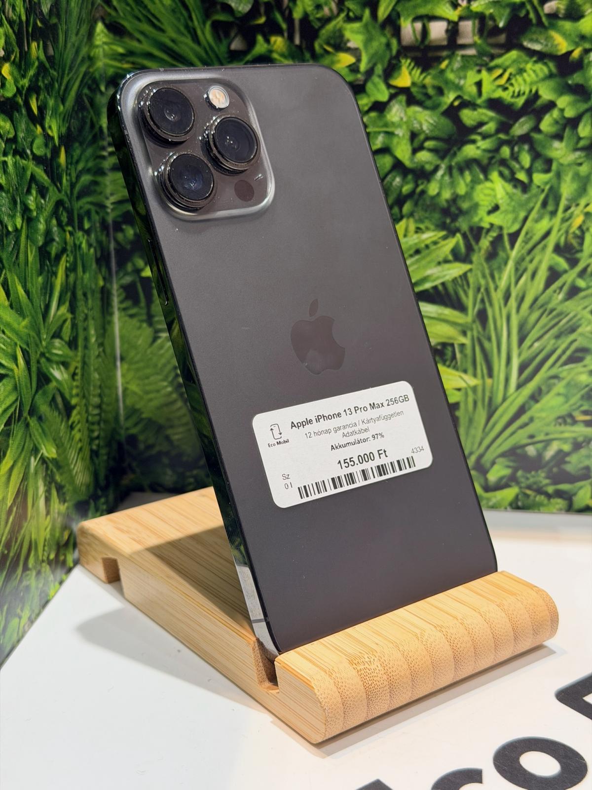 Apple iPhone 13 Pro Max Kártyafüggetlen 256 GB, 12 hó garancia