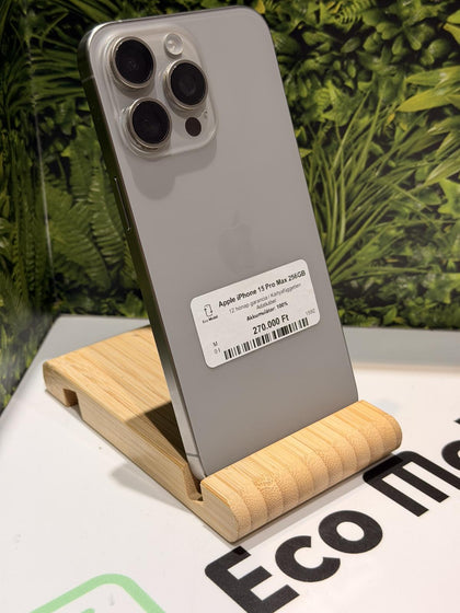Apple iPhone 15 Pro Max Kártyafüggetlen 256 GB, 12 hó garancia