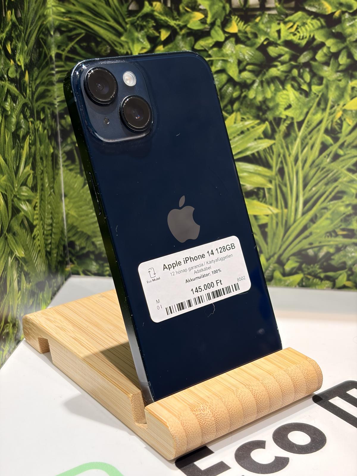 Apple iPhone 14 Kártyafüggetlen 128 GB, 12 hó garancia
