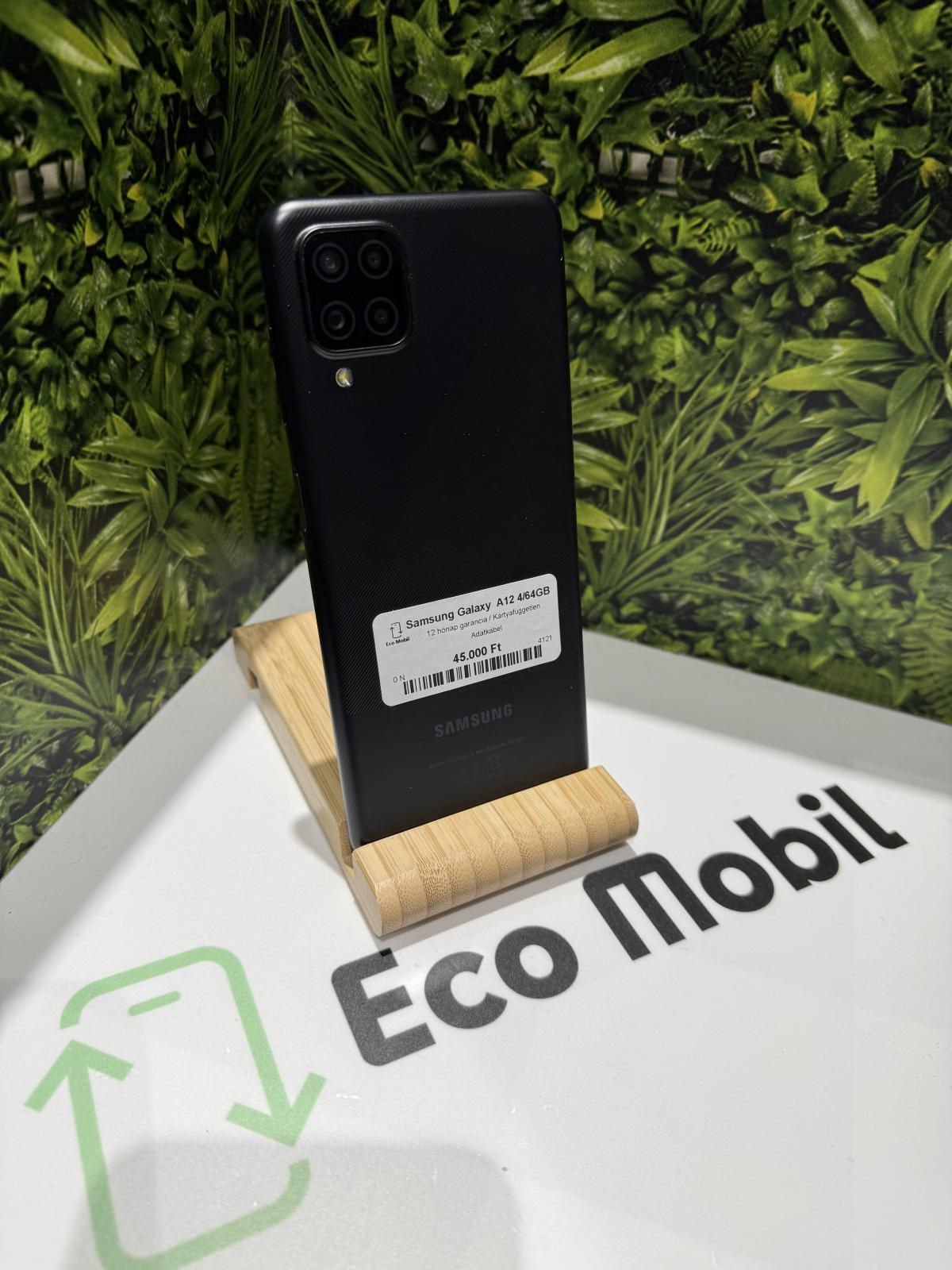 Samsung Galaxy A12 Dual Sim 64 GB, 12 hó garancia