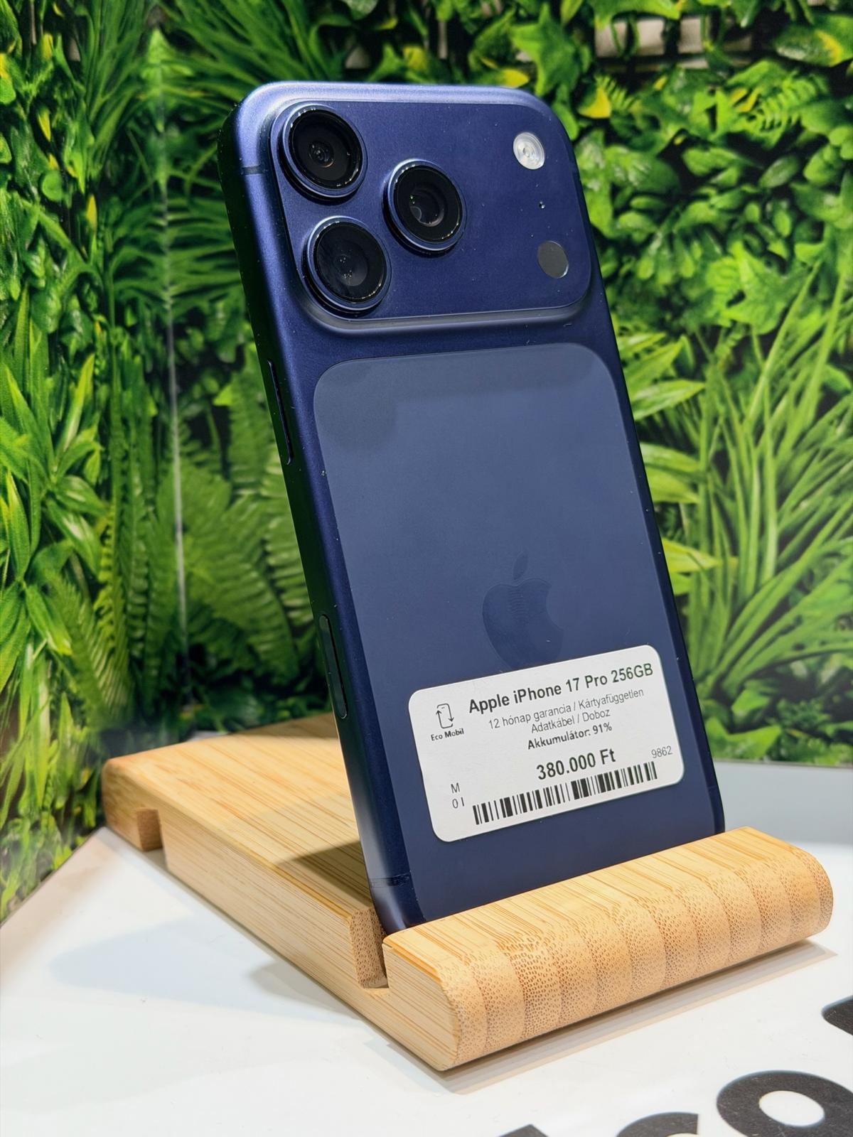 Apple iPhone 17 Pro Kártyafüggetlen 256 GB, 12 hó garancia