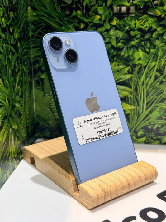 Apple iPhone 14 Kártyafüggetlen 128 GB, 12 hó garancia