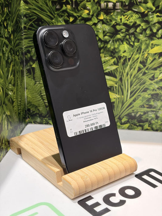 Apple iPhone 16 Pro Kártyafüggetlen 128 GB, 12 hó garancia