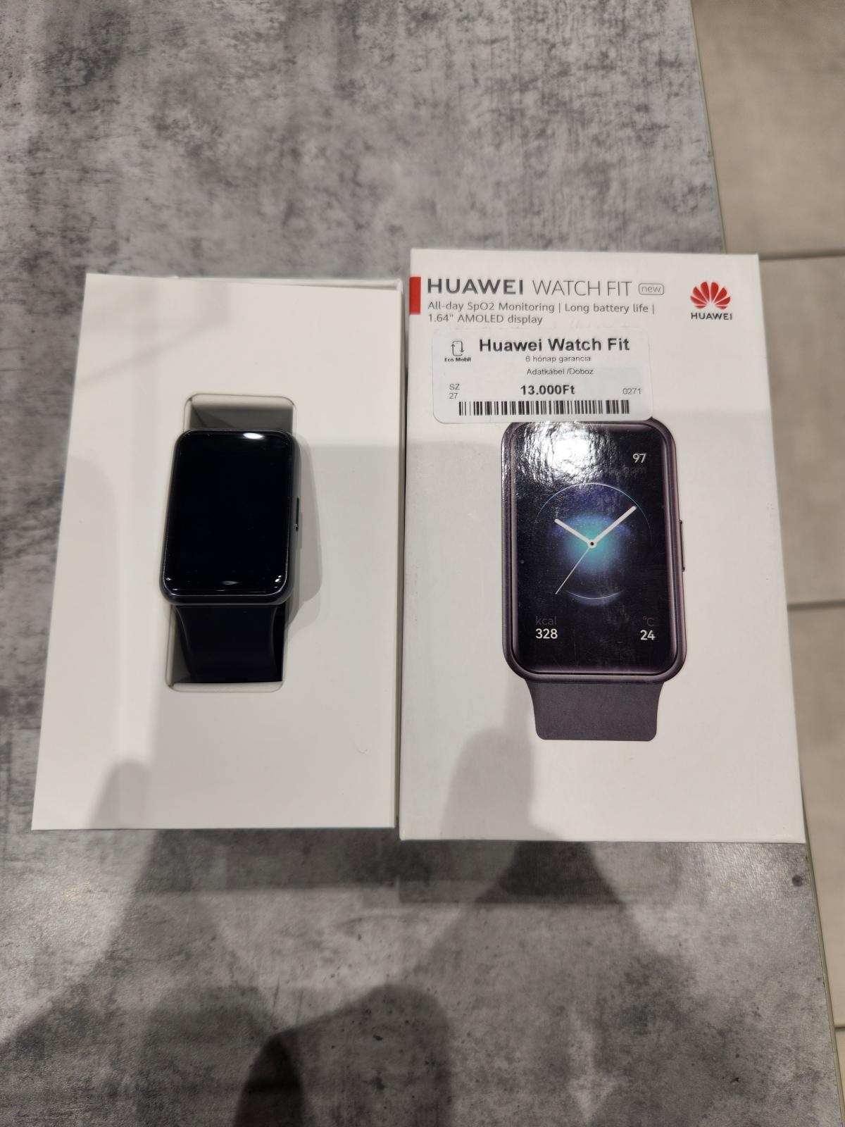 Huawei Watch Fit Kártyafüggetlen, 12 hó garancia