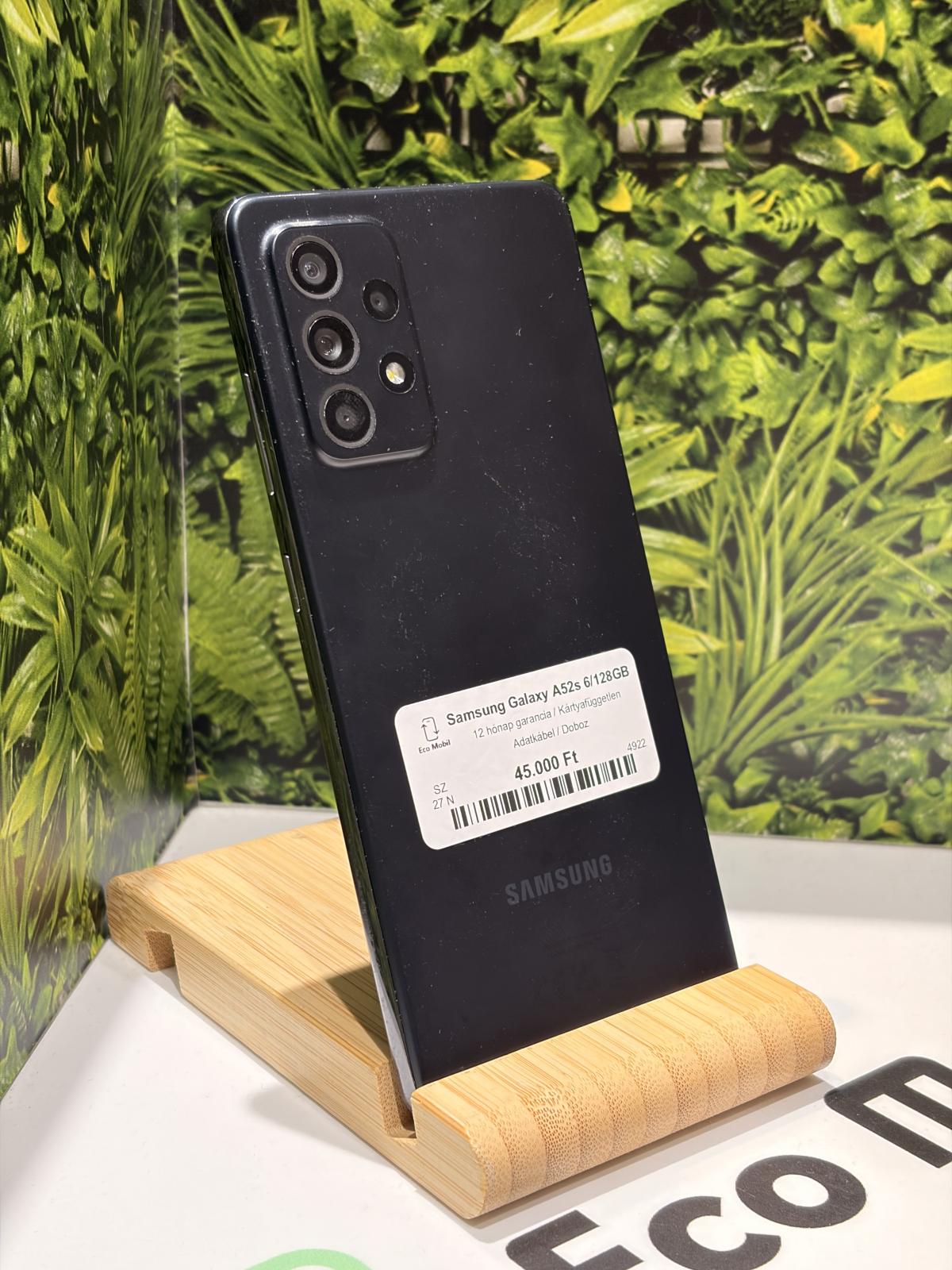 Samsung Galaxy A52s 5G Dual Sim 128 GB, 12 hó garancia