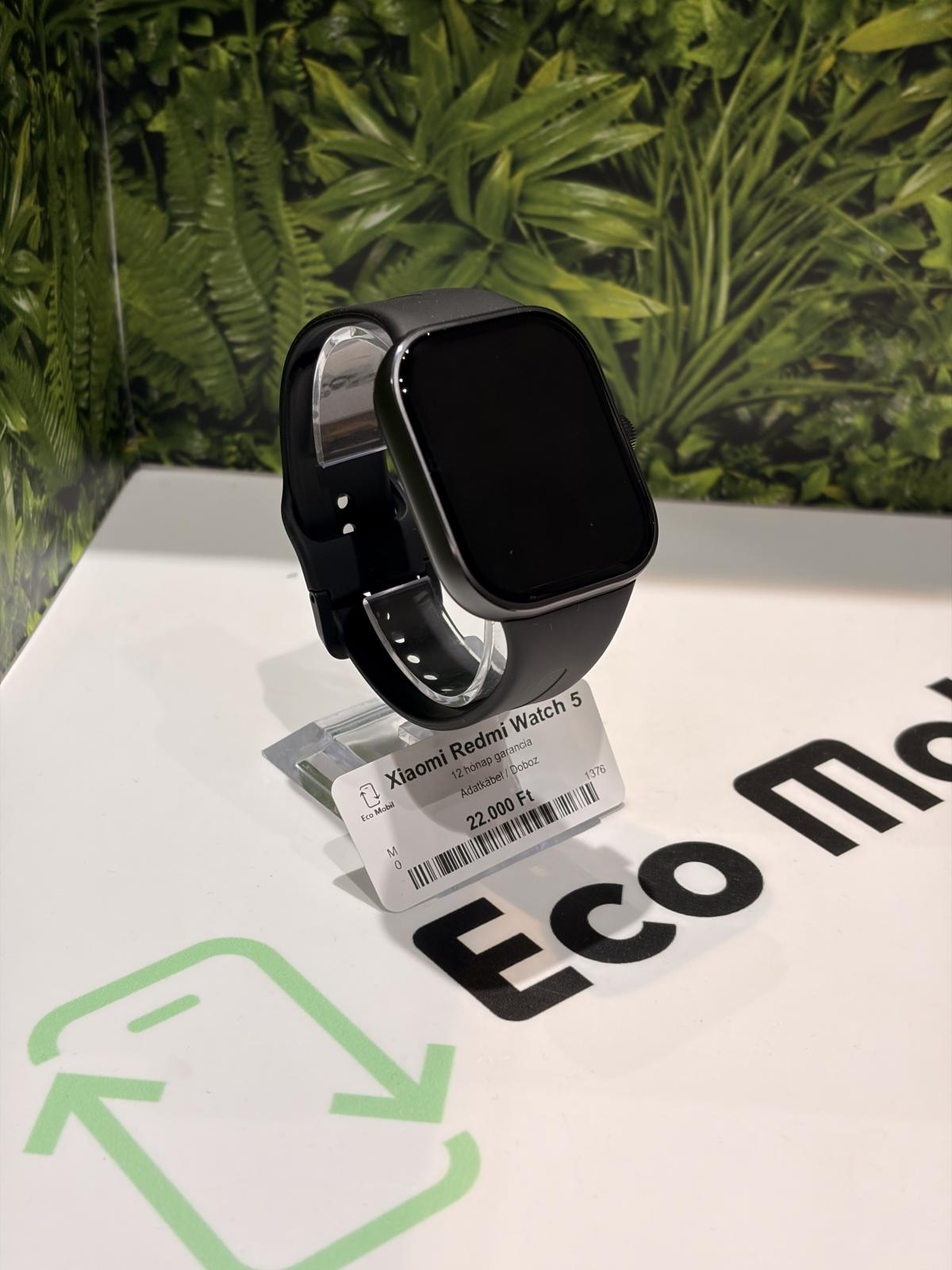 Xiaomi Redmi Watch 5 Bluetooth, 12 hó garancia