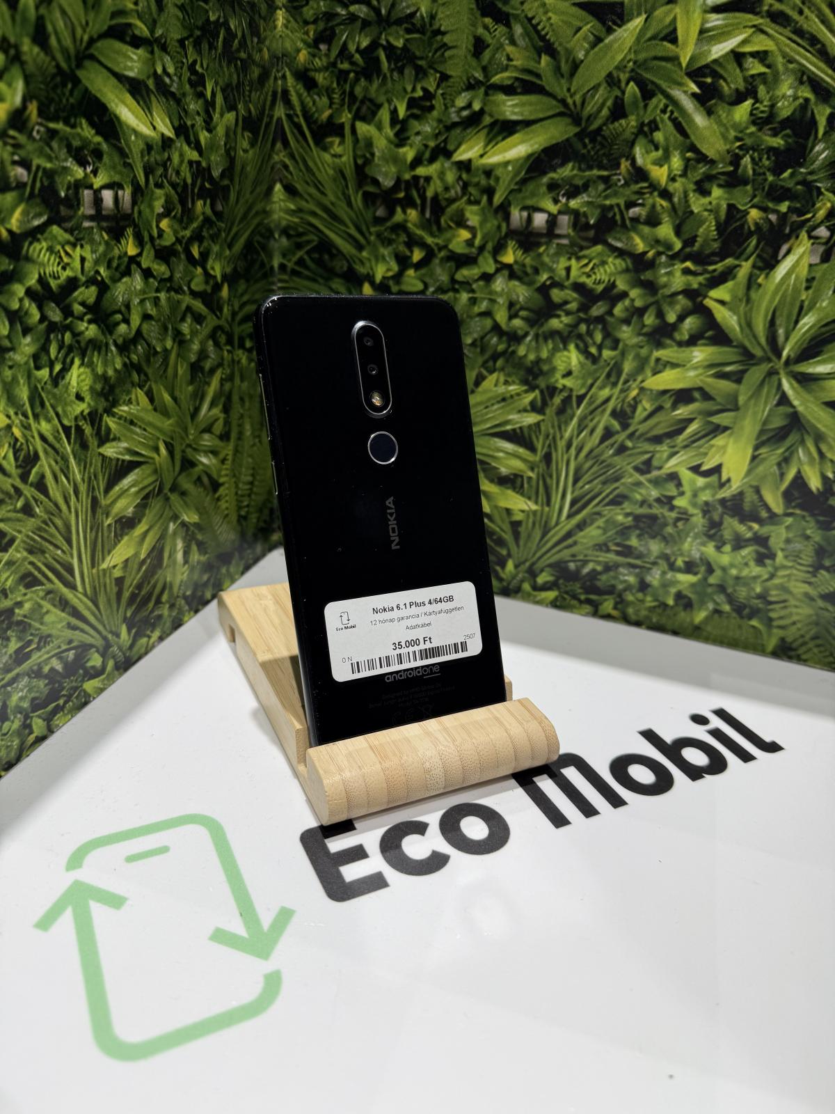 Nokia 6.1 Plus Dual Sim 64 GB, 12 hó garancia