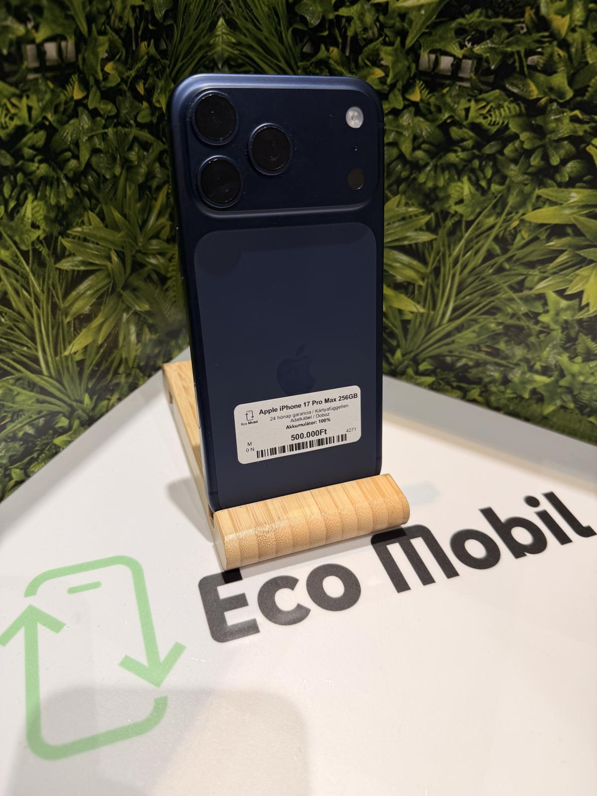 Apple iPhone 17 Pro Max Kártyafüggetlen 256 GB, 12 hó garancia