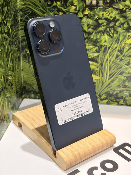 Apple iPhone 15 Pro Max Kártyafüggetlen 256 GB, 12 hó garancia