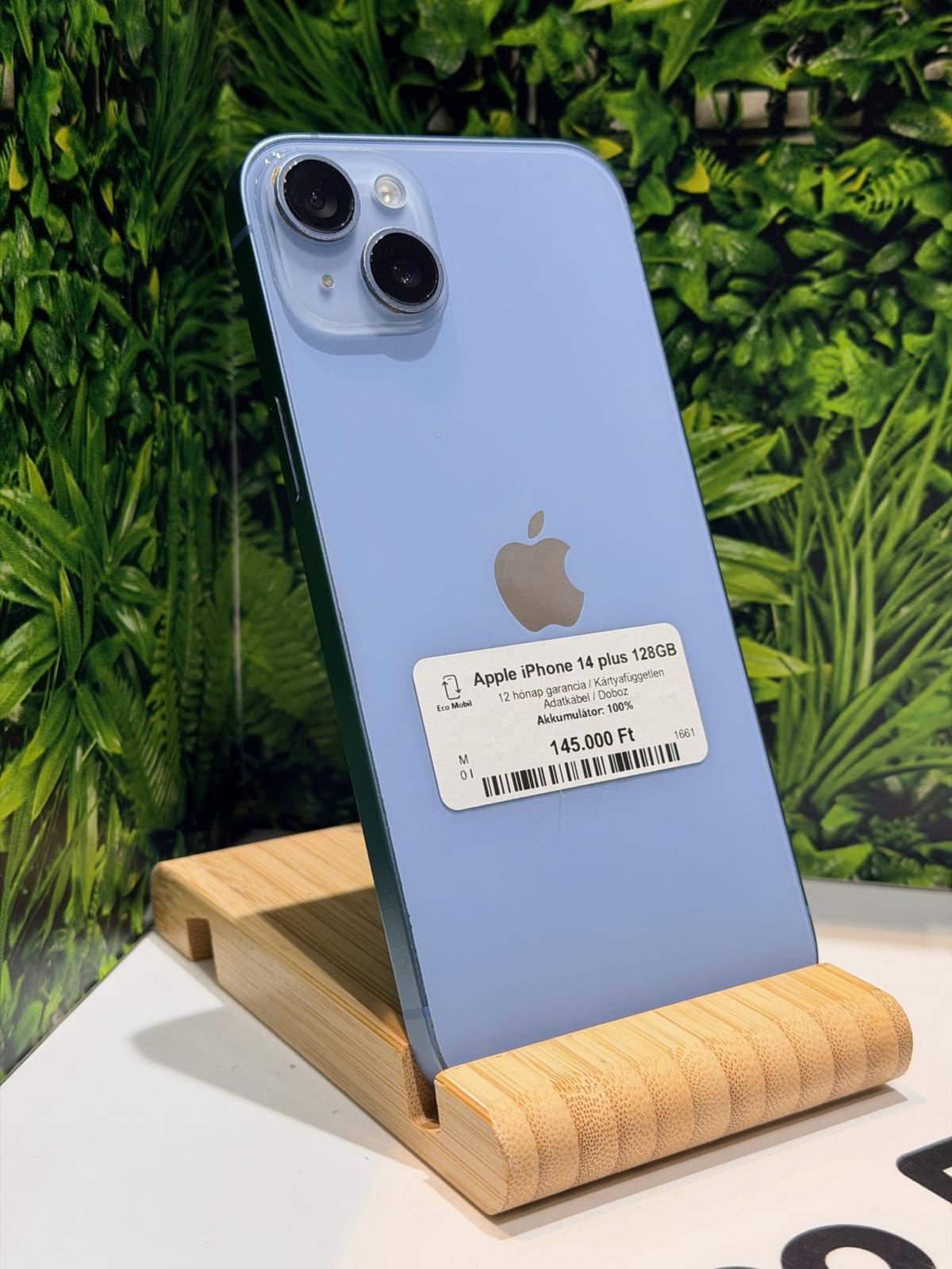 Apple iPhone 14 Plus Kártyafüggetlen 128 GB, 12 hó garancia