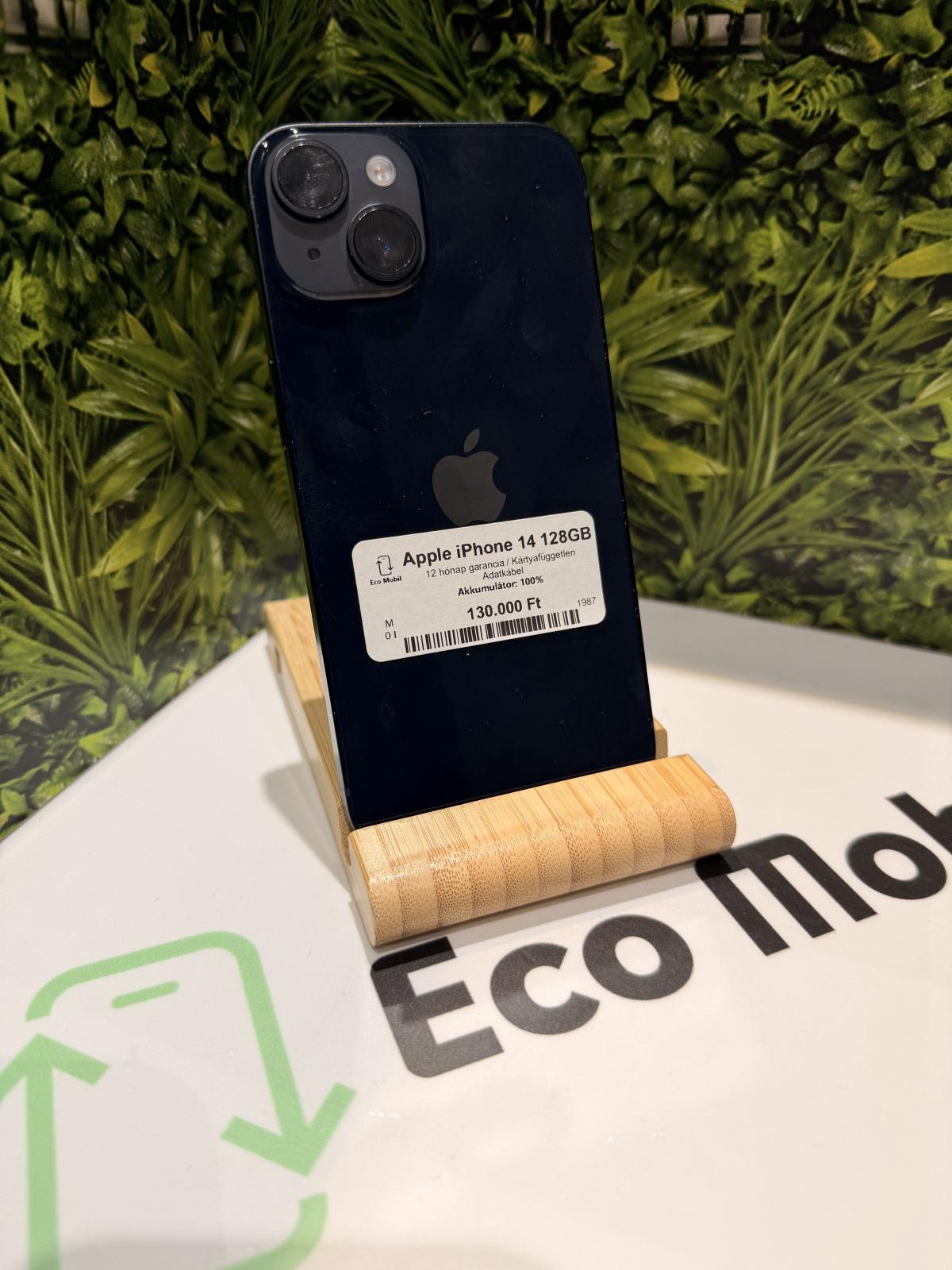 Apple iPhone 14 Kártyafüggetlen 128 GB, 12 hó garancia