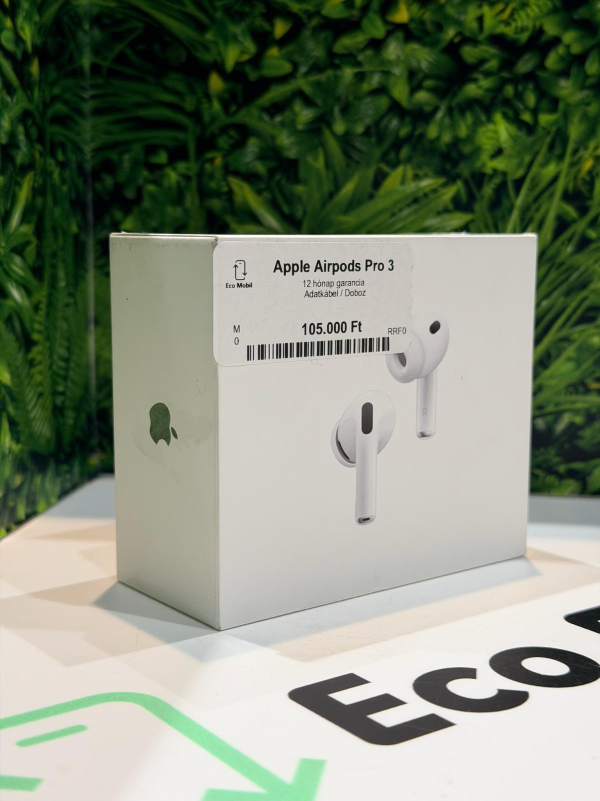 Apple AirPods Pro 3 Bluetooth, 12 hó garancia