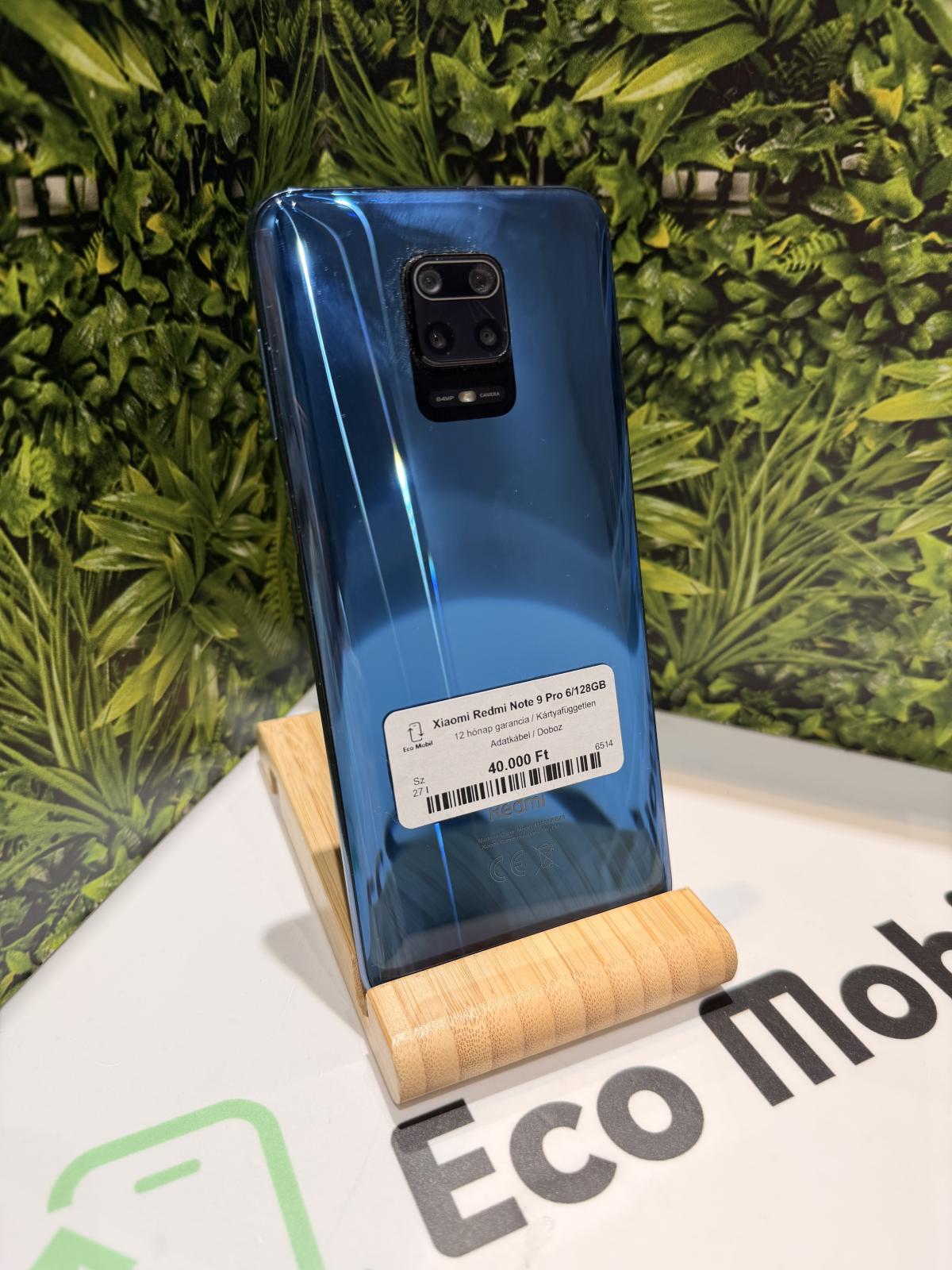 Xiaomi Redmi Note 9 Pro Dual Sim 128 GB, 12 hó garancia