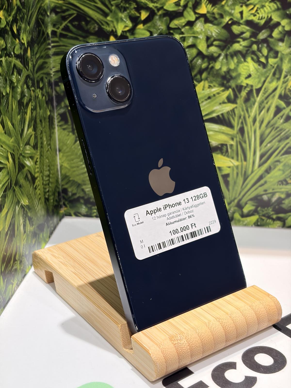 Apple iPhone 13 Kártyafüggetlen 128 GB, 12 hó garancia